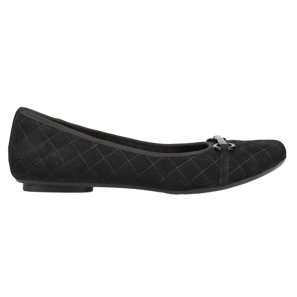 VANELi Women's Slip On Casual Flats - Comfortable Black Loafers for Work, Walking & Everyday Wear