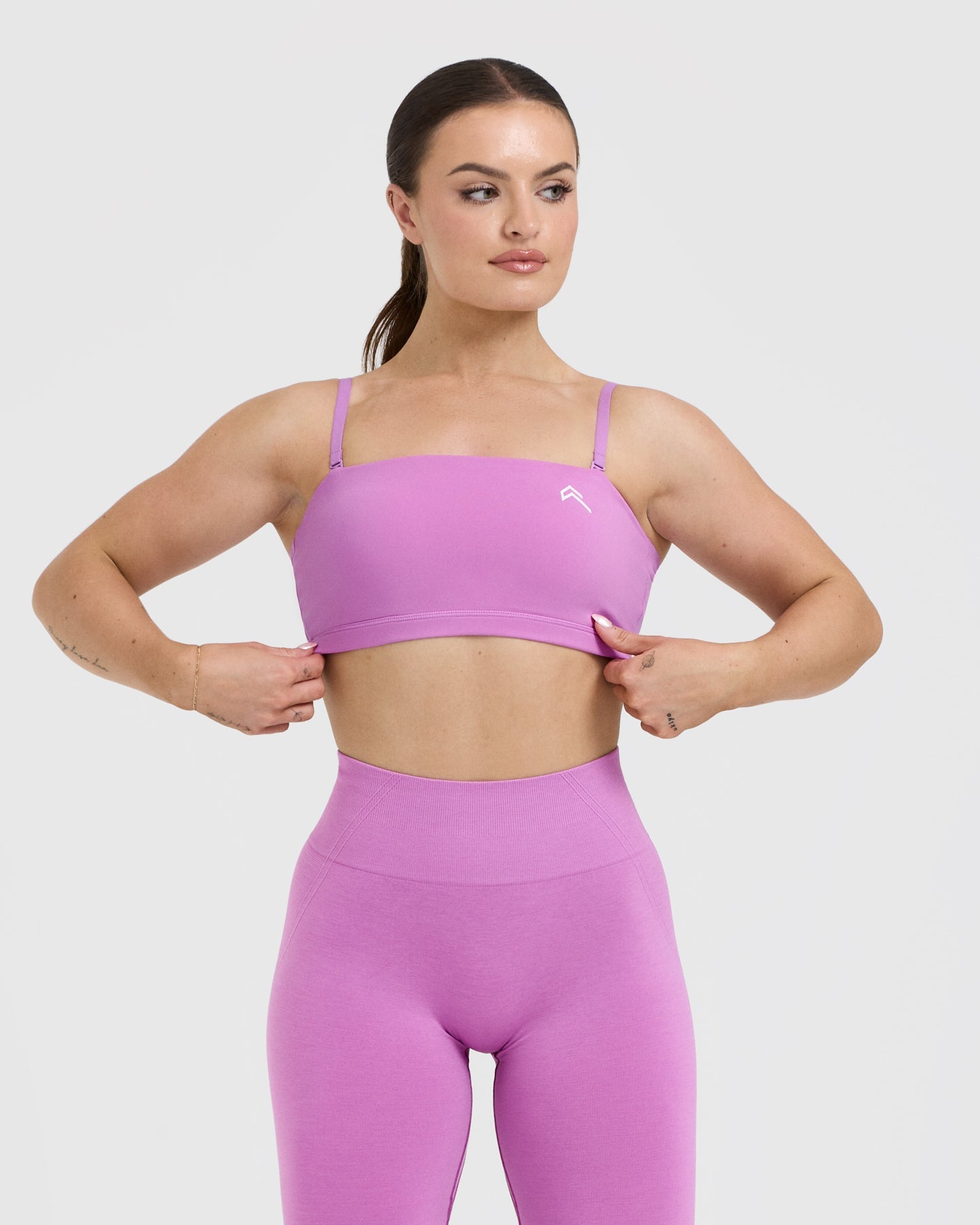 Everyday Bandeau Bralette - Comfortable Wireless Bra in Orchid Purple | Perfect for Yoga, Lounge & Sleepwear