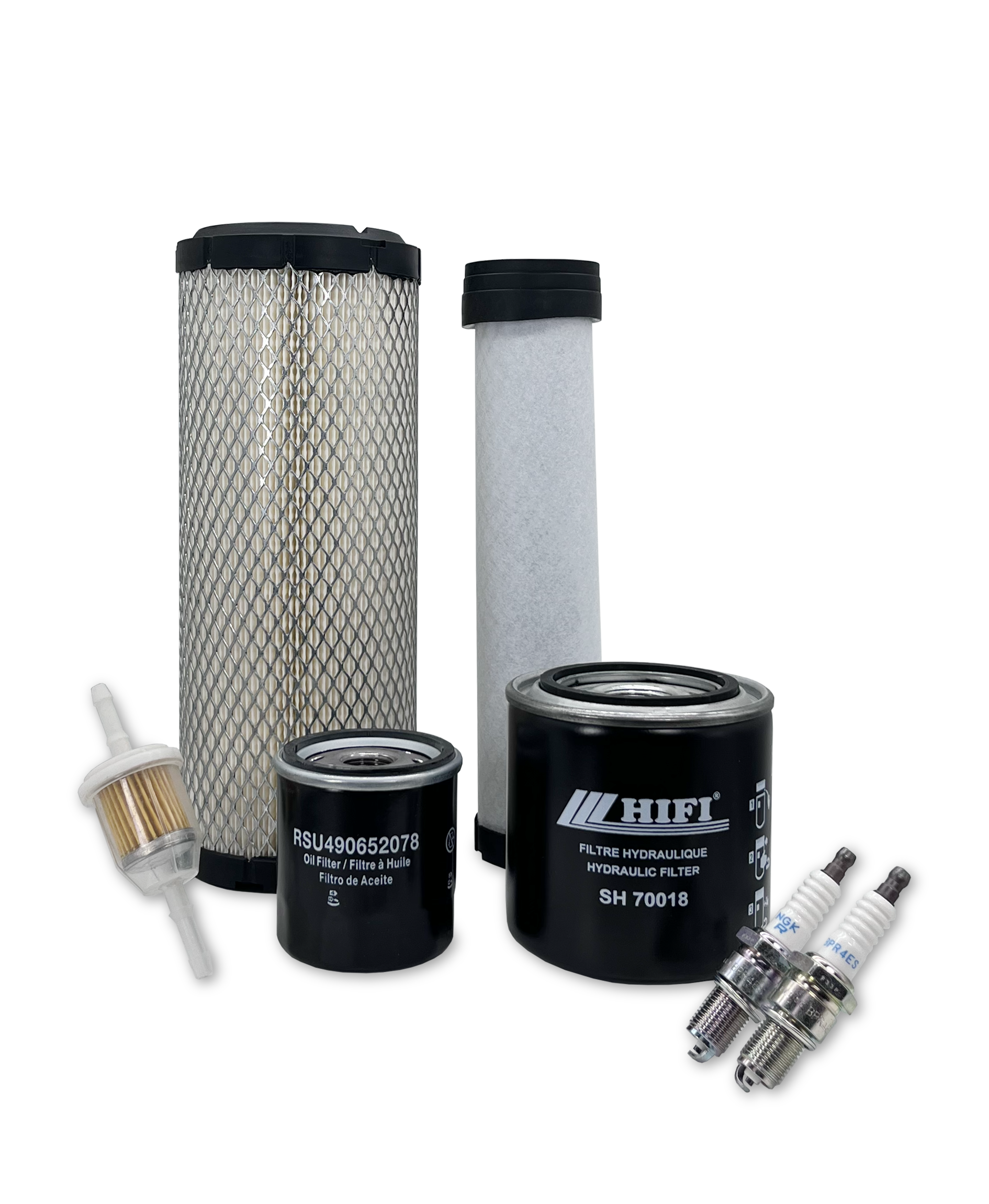 HERO® Maintenance Filter Kit for John Deere 737 ZTrak Zero Turn Mower - Air Oil Fuel Filters Replacement - Perfect for Lawn Care & Landscaping Maintenance