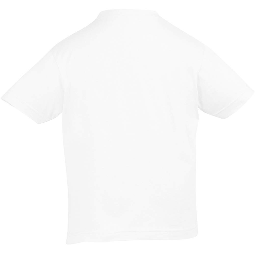SOLS Boys Regent Cotton Short Sleeve T-Shirt - Size 12 Years - White | Comfortable Casual Tee for Kids, School, Play & Everyday Wear