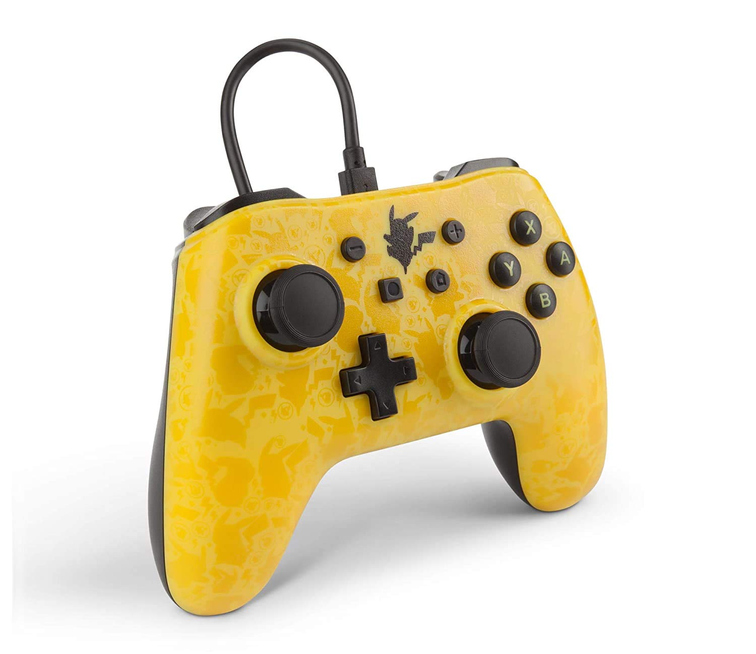 PowerA Pokemon Wired Controller for Nintendo Switch - Pikachu Silhouette Design | Officially Licensed Gamepad for Nintendo Switch | Perfect for Gaming Sessions, Multiplayer Battles & Pokemon Adventures