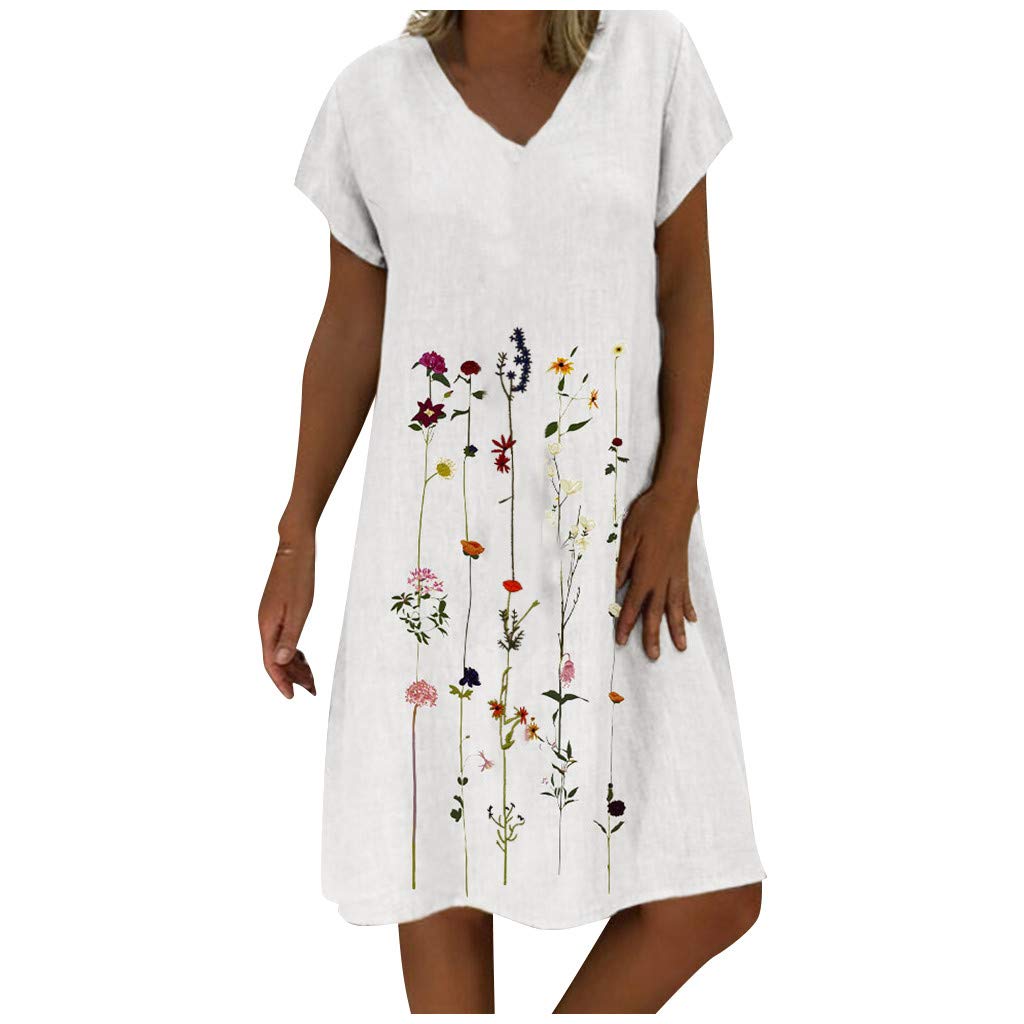 Trendy Women's Summer Denim & Satin Short Sleeve Dress - Plus Size Wedding Guest Outfit for Beach Parties & Date Nights