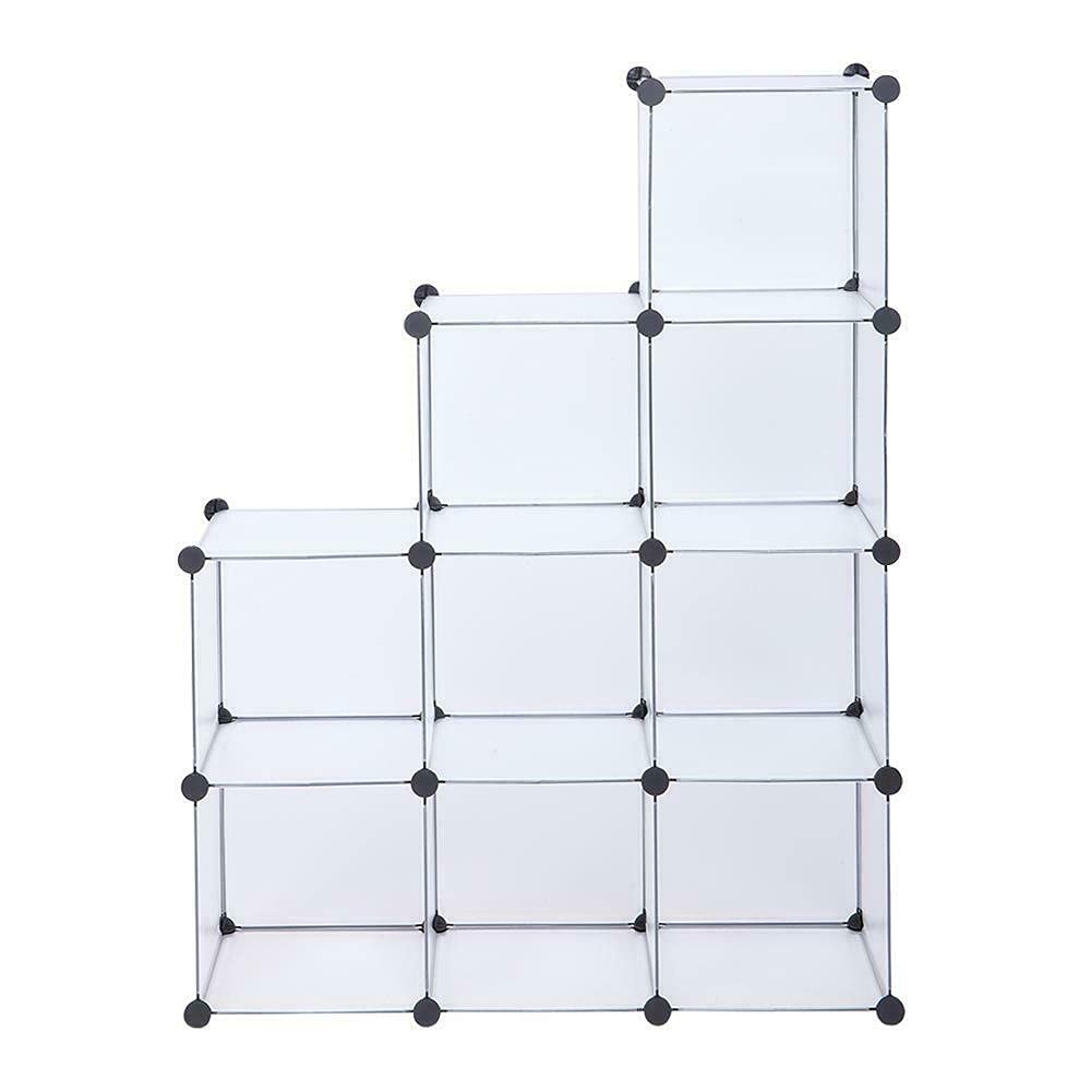 9 Cube Storage Organizer - Modular Closet Shelving Rack for Shoes, Clothes & Home Organization | Space-Saving Shoe Rack & Closet Organizer for Bedroom, Entryway & Laundry Room