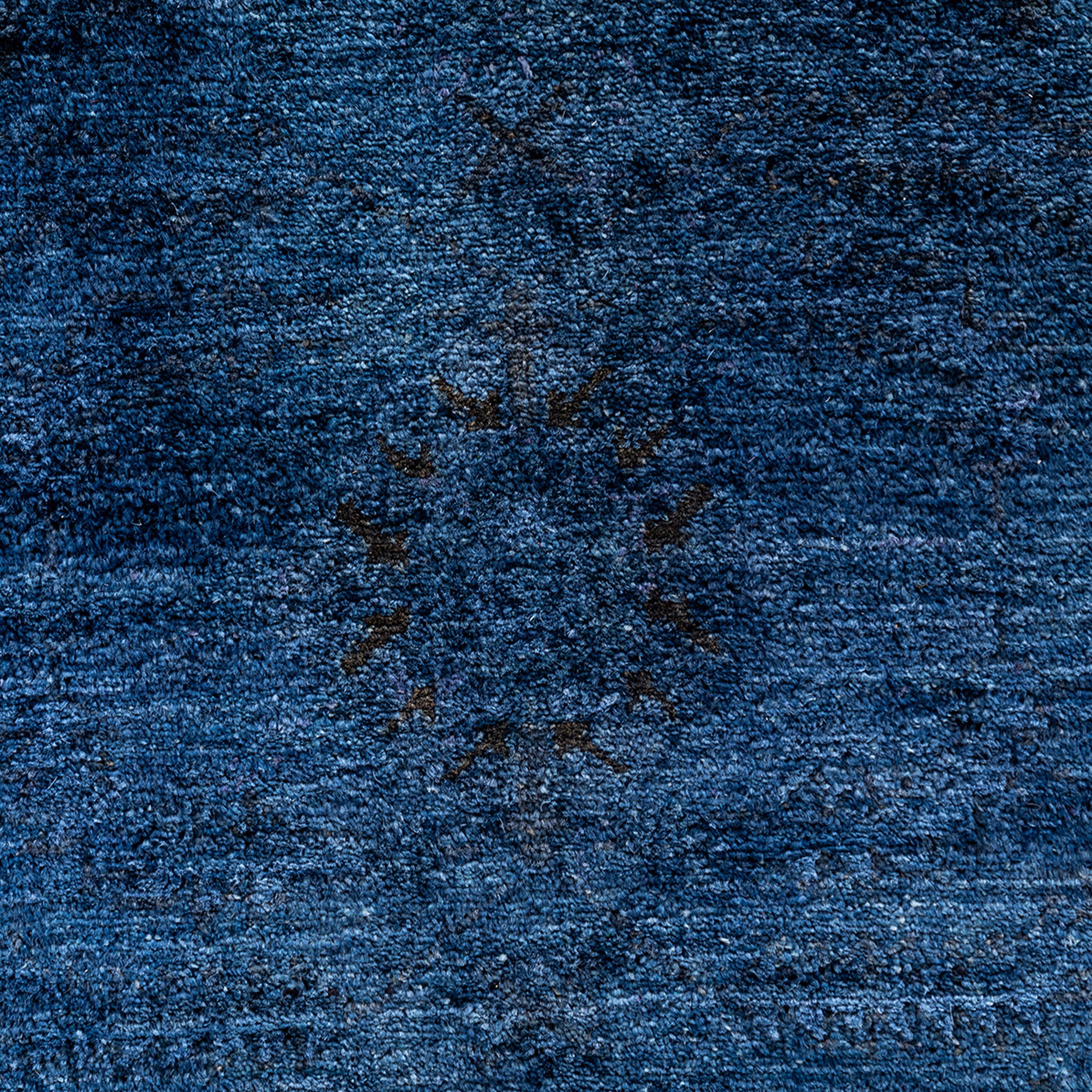 Premium Blue Overdyed Wool Rug 6'3