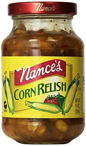 Nance's Original Corn Relish - 2 Pack (9.5 oz Jars) | Sweet & Tangy Condiment for Hot Dogs, Burgers & BBQ | Gluten-Free & Preservative-Free