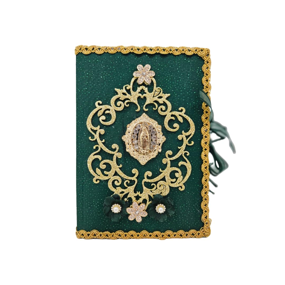Quinceanera Bible - Decorated Religious Gift for Quinceañera, Wedding & Communion - Spanish Reina Valera Version - Perfect for Special Occasions & Spiritual Milestones