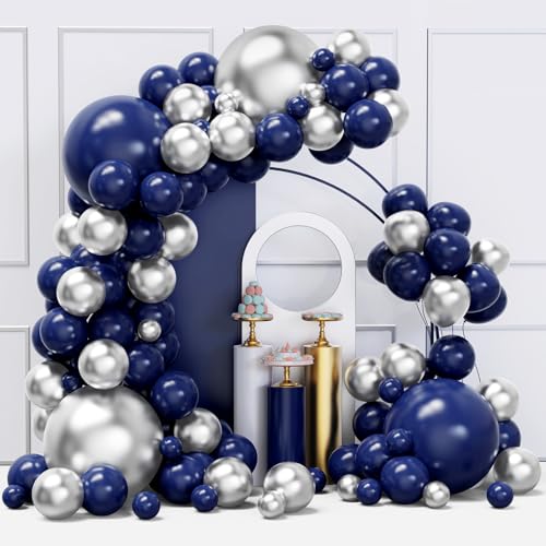 Navy Blue & Silver（134pcs）