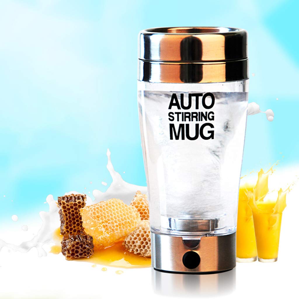 400ml Electric Protein Shaker Cup - Auto Mixing Bottle for Protein Shakes, Smoothies & Juices with Storage Lid | Perfect for Gym, Workout & Post-Training Recovery