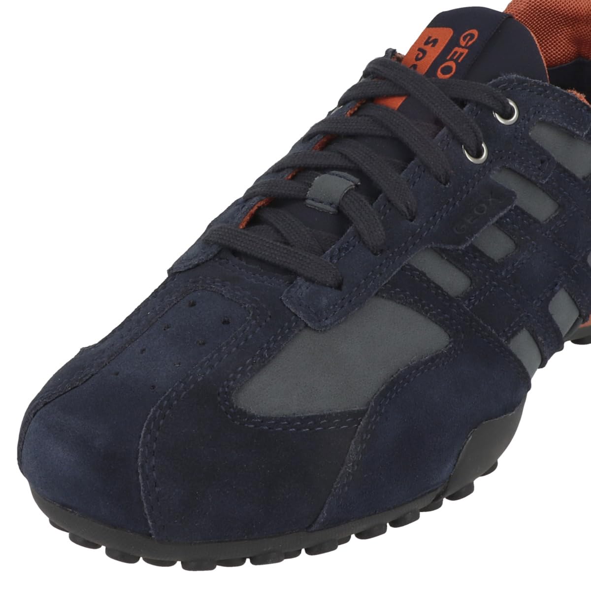 Geox Men's Breathable Low-Top Sneakers - Lightweight Walking & Running Shoes for Men - Perfect for Gym, Workout & Casual Wear