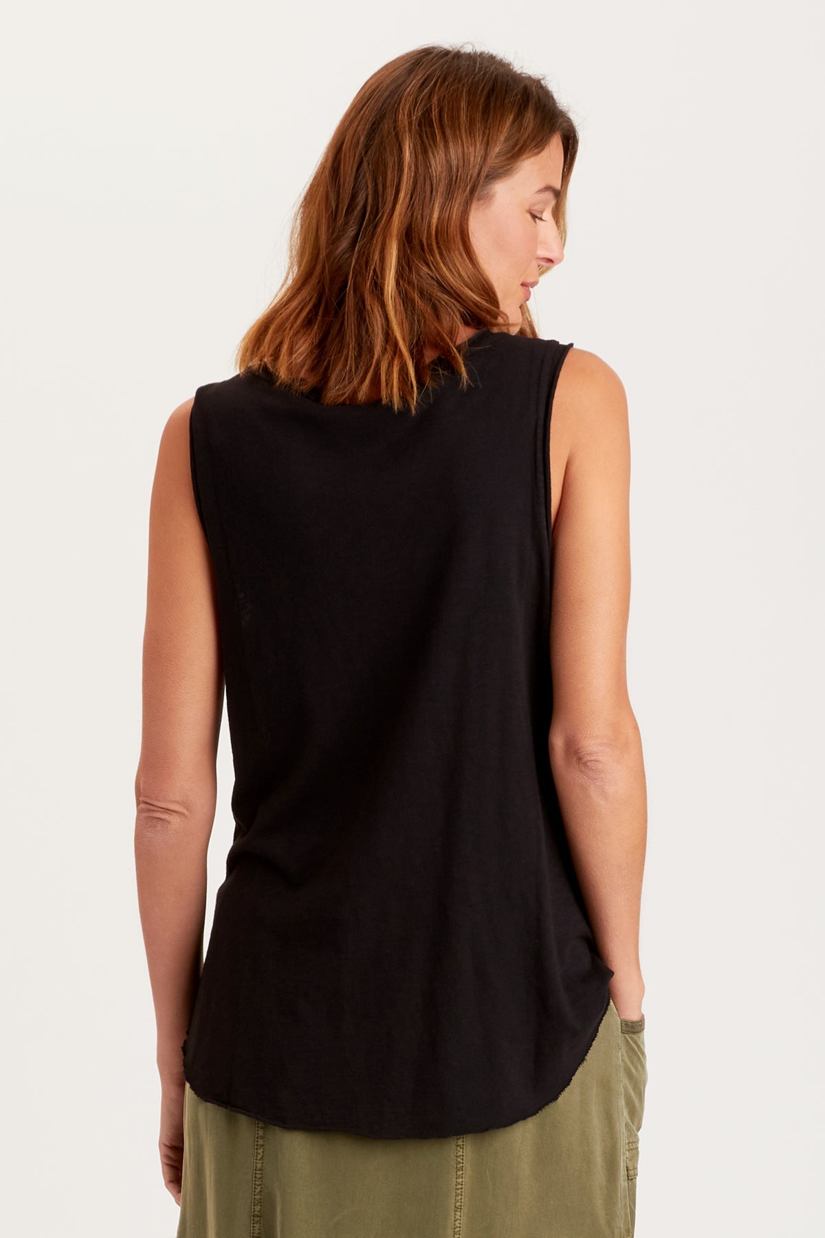 Margaux Tank Top for Women - Soft Stretch Black Camisole - Perfect for Yoga, Workout & Casual Wear