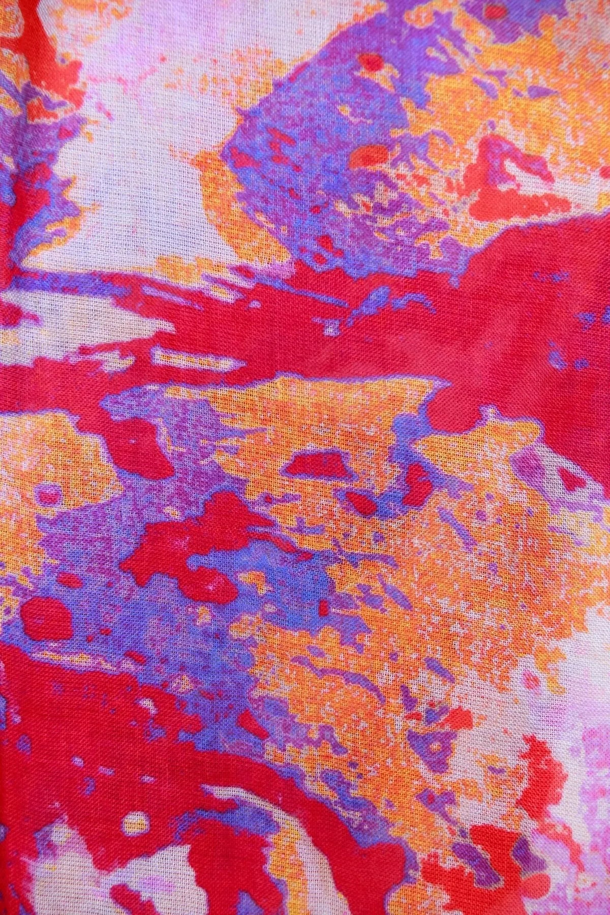 Vibrant Splatter Colored Scarf - Soft Fashion Accessory for Women & Men - Perfect for Winter, Fall & Stylish Outfits