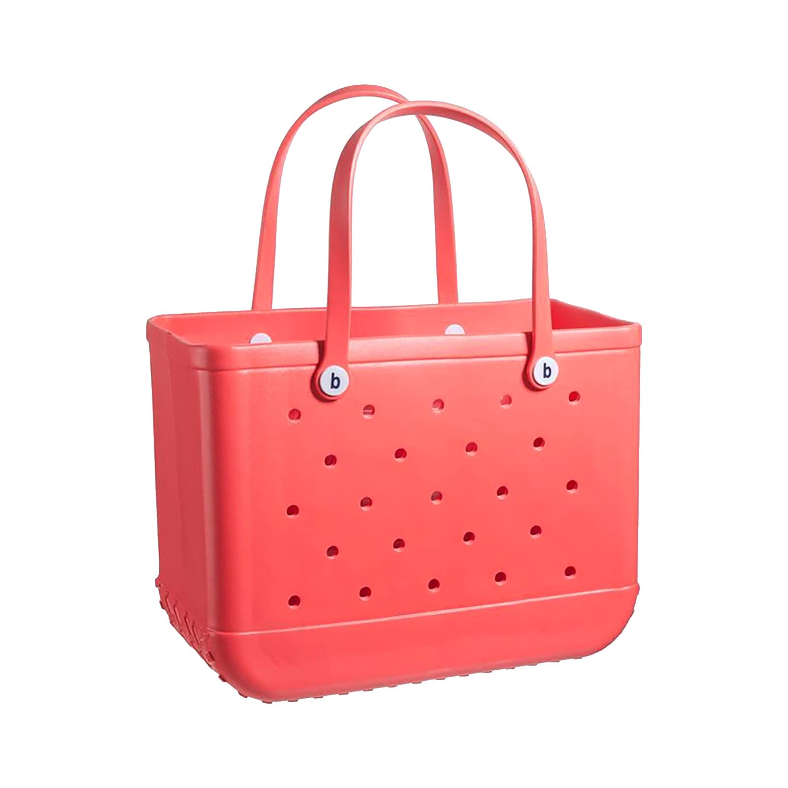 Waterproof Sandproof Beach Tote Bag - Lightweight Portable Outdoor Travel Bag for Swimming, Picnic & Sports (Watermelon Red) - Perfect for Beach Trips, Poolside & Summer Vacations