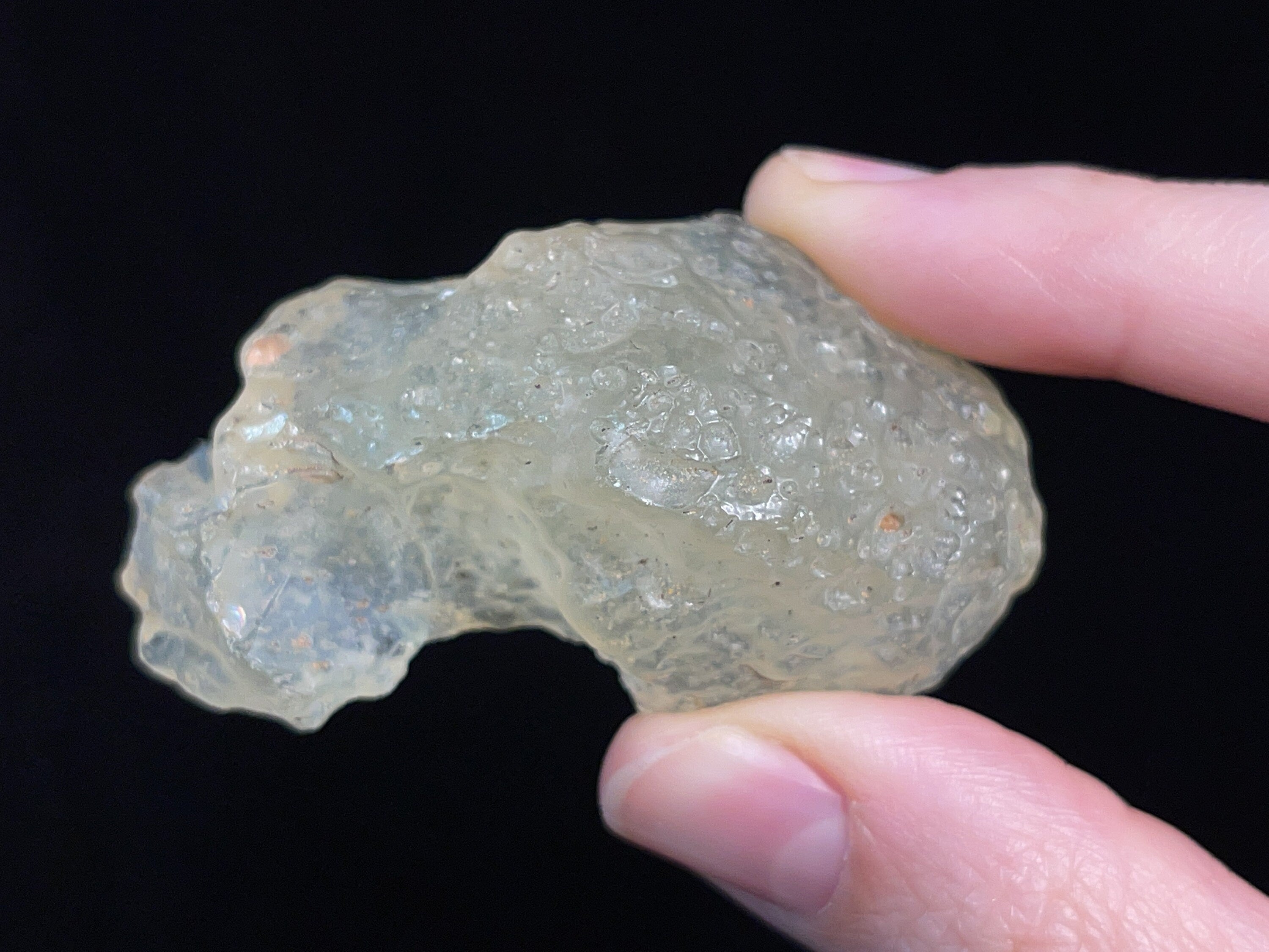 Libyan Desert Glass Raw Crystal - Rare 2A Grade 26.8g - Metaphysical Healing Stones for Meditation & Energy Work - Authentic Natural Gemstone for Jewelry Making & Spiritual Collection