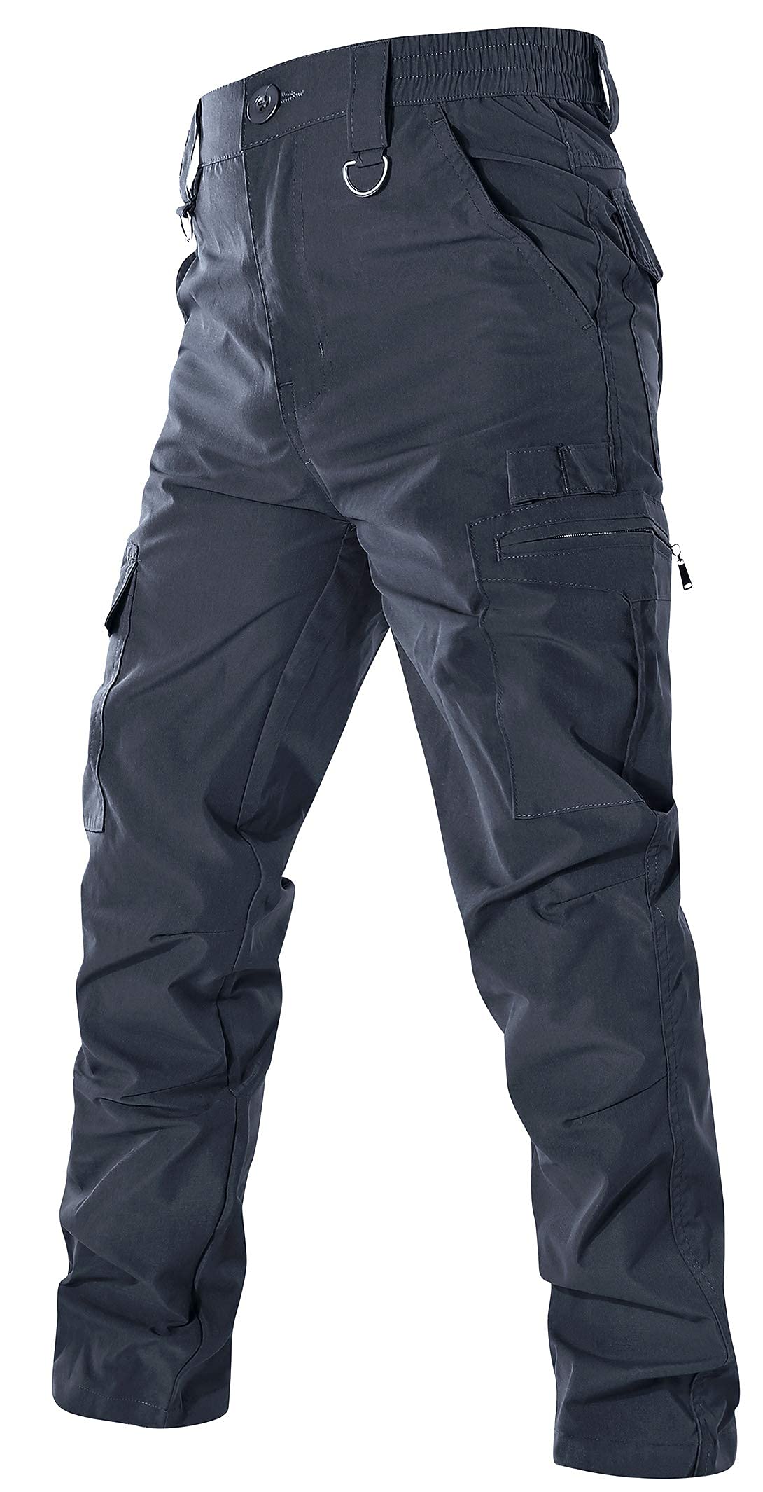 EXEKE Men's Cargo Work Pants - Lightweight Tactical Hiking Pants for Outdoor Adventures, Camping & Construction Work - Durable Utility Pants with Multiple Pockets
