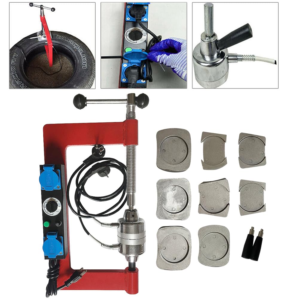 ZXMT 110V Auto Vacuum Tire Repair Machine - Professional Vulcanizing & Patching Kit for Car, Truck, Motorcycle Tires | Ideal for Roadside Emergencies & DIY Garage Repairs