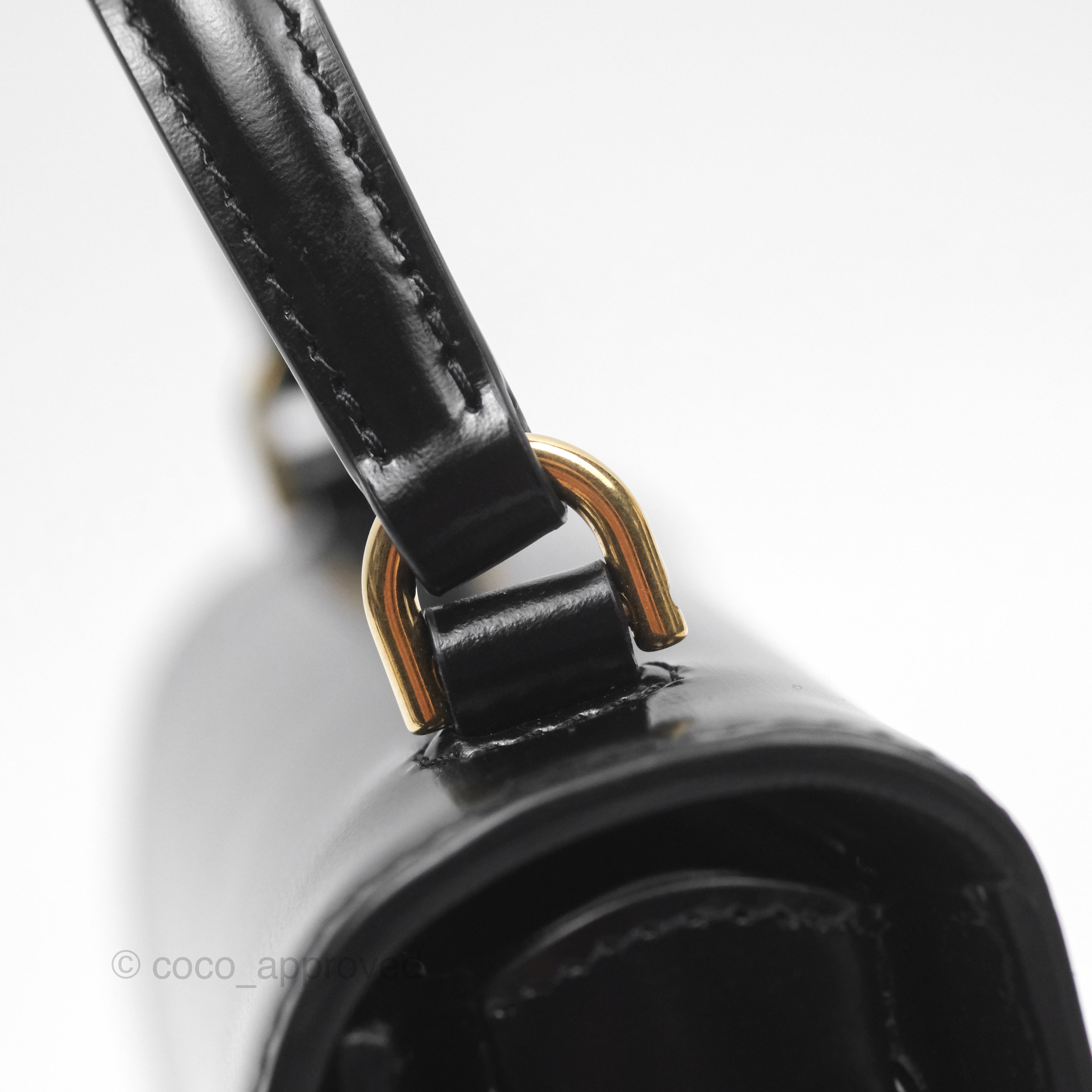 Celine Mini Besace Clea Shiny Calfskin Black Crossbody Bag for Women | Luxury Designer Handbag for Everyday Use, Date Night & Travel