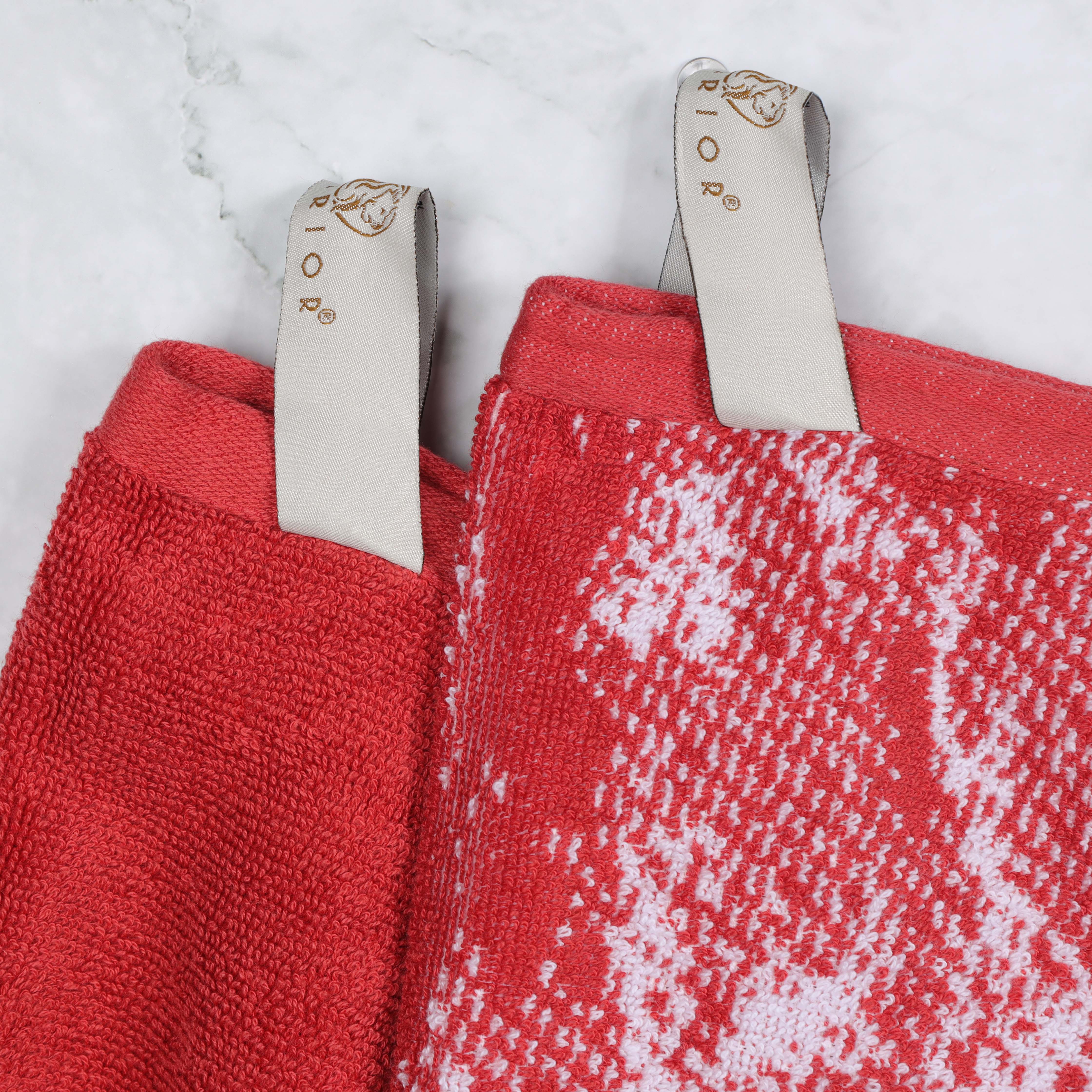Premium 4-Piece Cotton Bath Towel Set - Soft & Absorbent Solid & Marble Design - Perfect for Spa, Bathroom & Luxury Home Decor