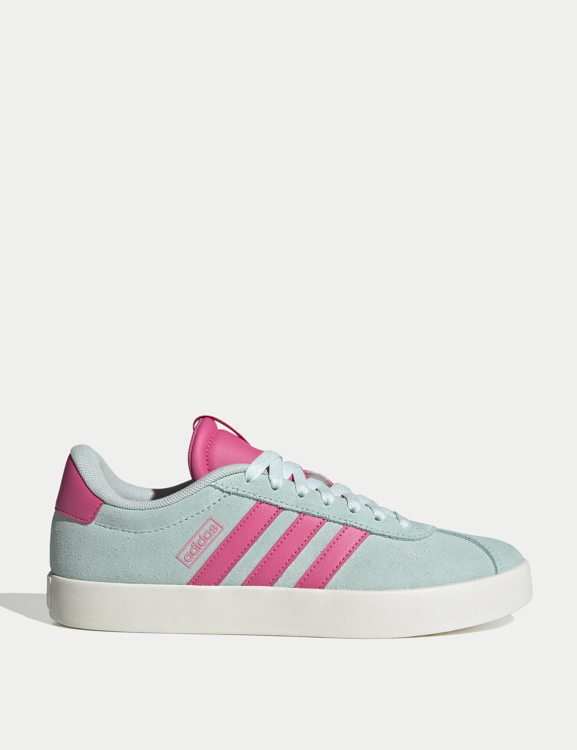 VL Court 3.0 Women's Tennis Shoes - Halo Mint/Pulse Magenta/Bliss Pink Colorway | Lightweight & Breathable for Running, Gym Workouts & Casual Wear