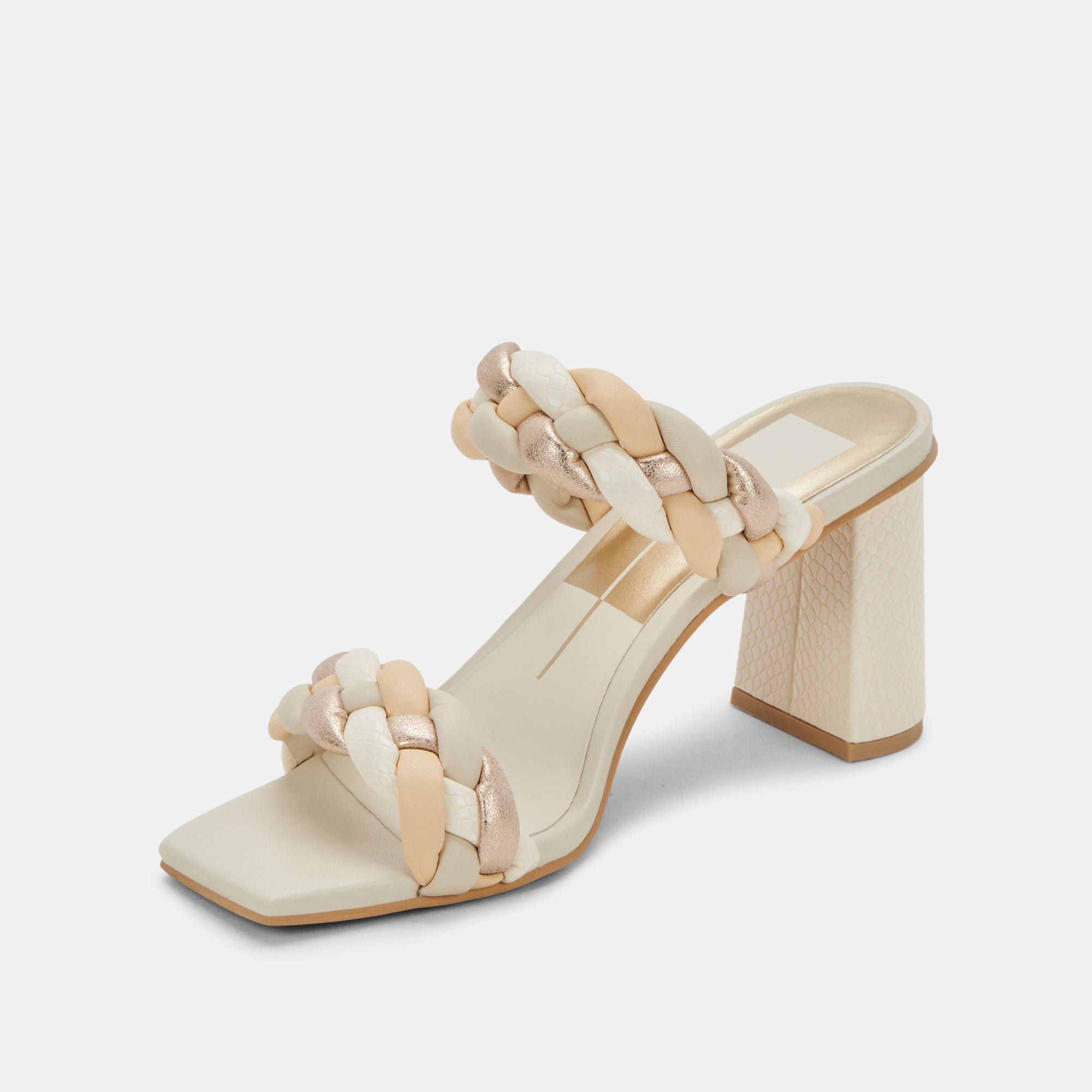 PAILY HEELS IVORY MULTI STELLA - Women's Fashion High Heels for Party, Wedding & Evening Events | Comfortable & Stylish Dress Shoes by re:vita