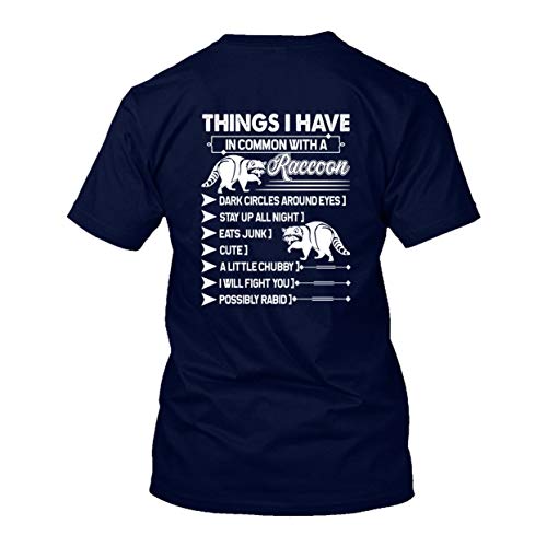 Funny Raccoon T-Shirts for Men & Women - Unique Animal Graphic Tees - Perfect Gift for Nature Lovers - Casual Wear for Outdoors, Parties & Everyday Fashion