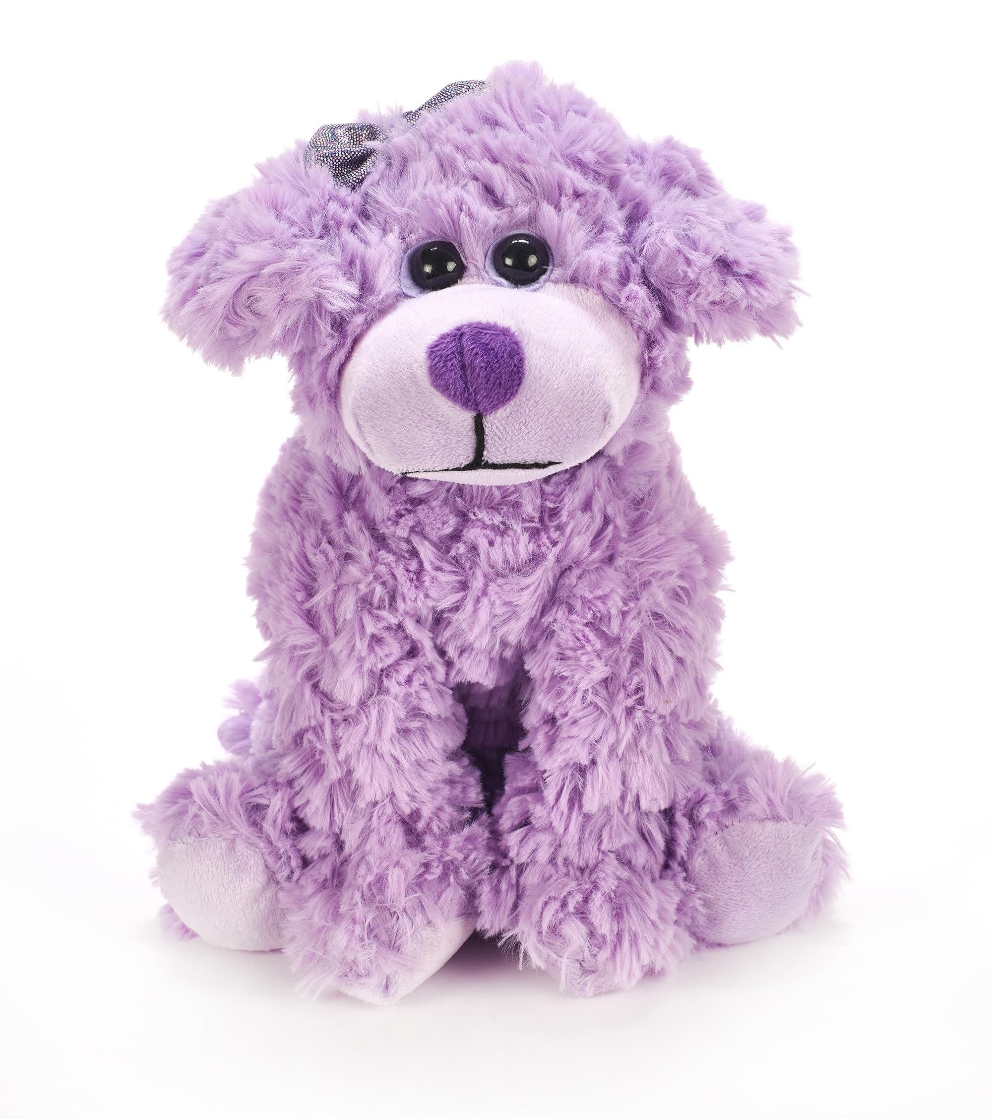 Soft & Cuddly Scruffy Dog Plush Toy - 9 Inch Purple Stuffed Animal, Perfect Gift for Girls & Kids | Great for Birthday Presents, Nursery Decor & Comfort Companions