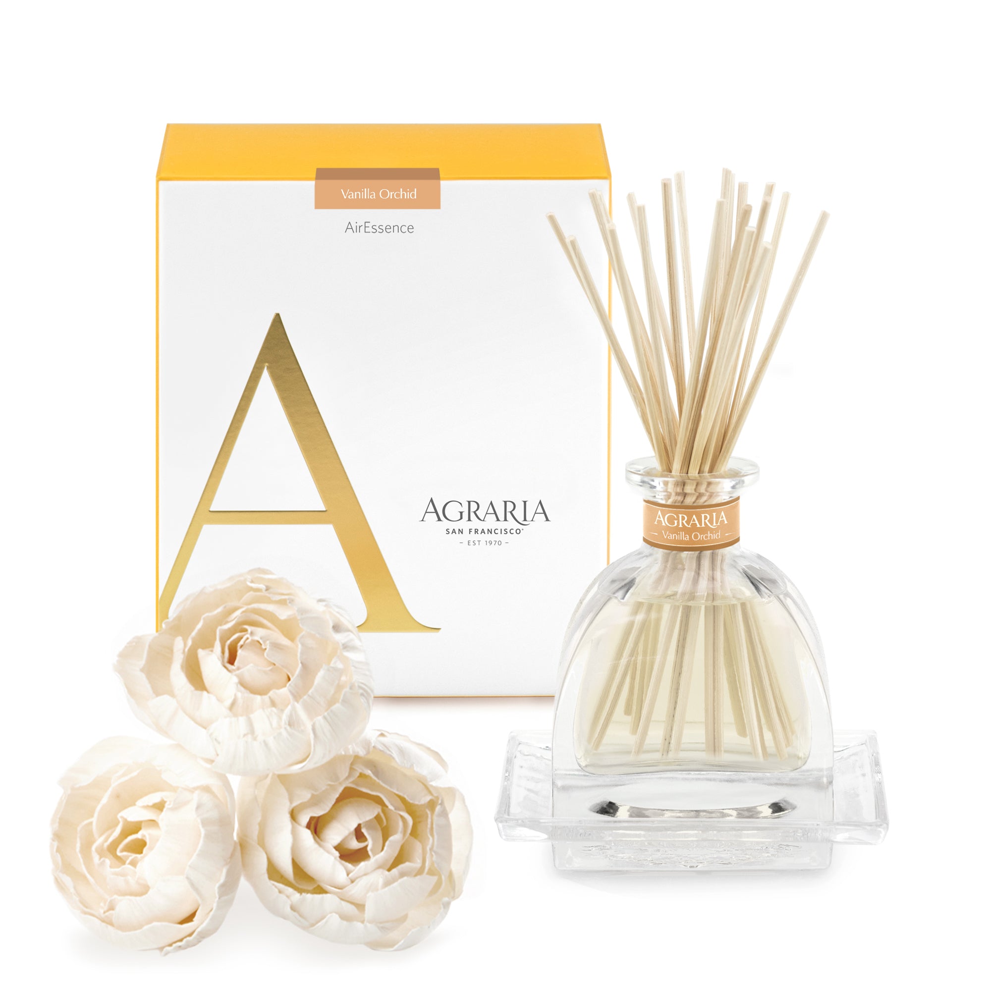 AirEssence Essential Oil Diffuser with Vanilla Orchid Scent - Aromatherapy Humidifier for Home, Office, Yoga & Spa Relaxation