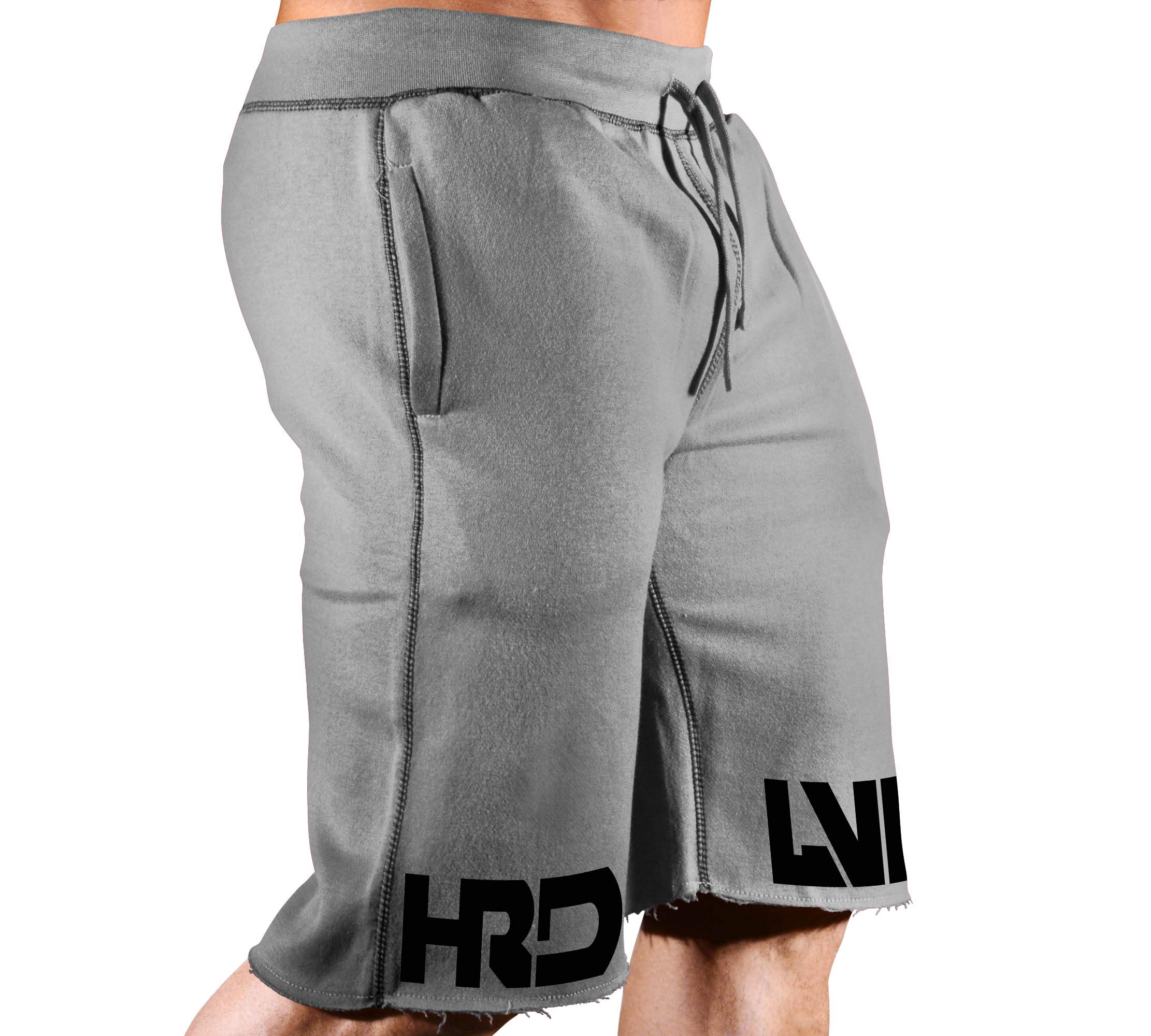 Men's HRD-LVN Split Leg Workout Shorts - Breathable Gym Training & Running Shorts for Men - Perfect for Weightlifting, CrossFit & Outdoor Sports