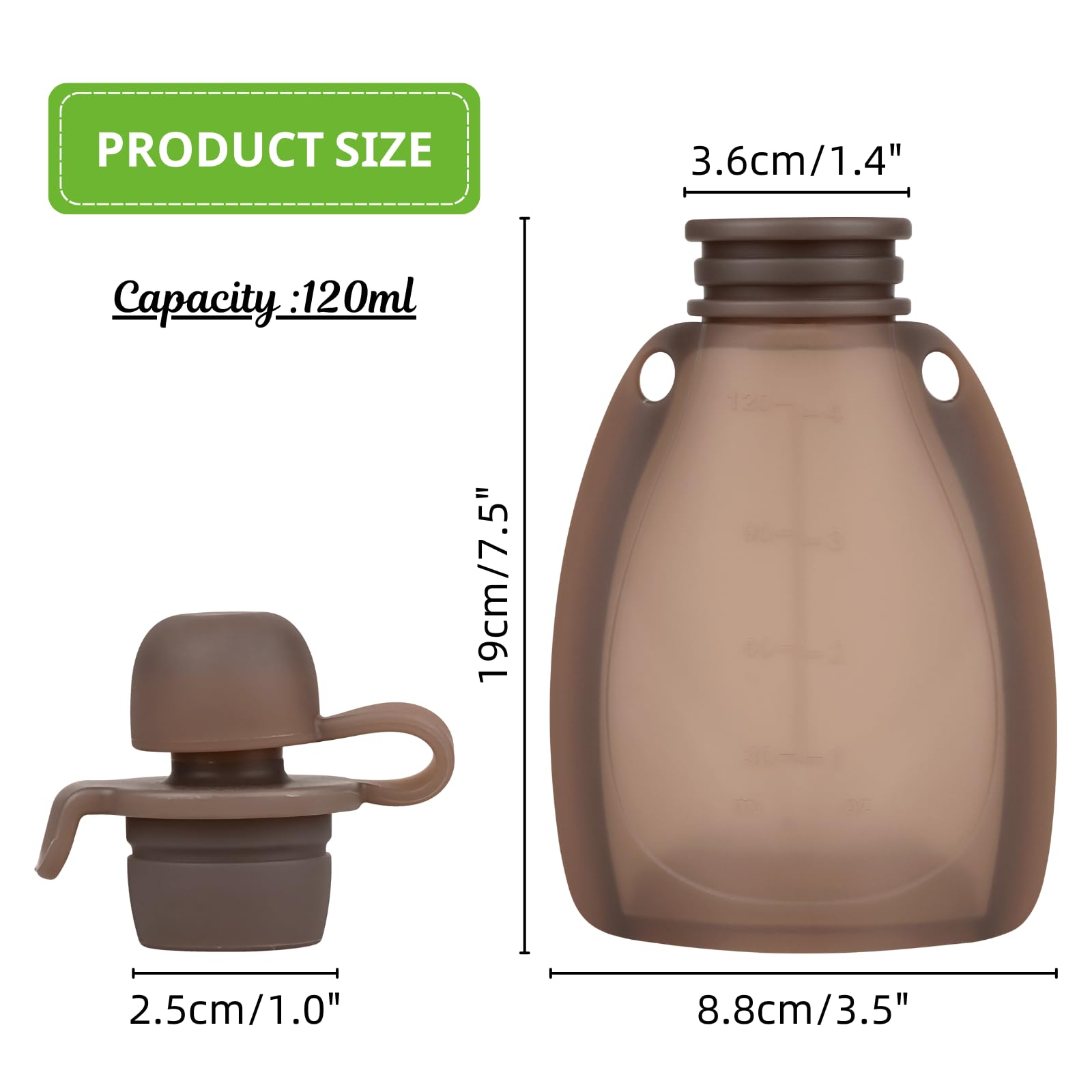Reusable Silicone Food Pouches - 2 Pack BPA-Free Squeeze Pouches for Baby Food, Yogurt & Purees | Leak-Proof & Dishwasher Safe | Perfect for On-the-Go Feeding, Travel & School Lunch