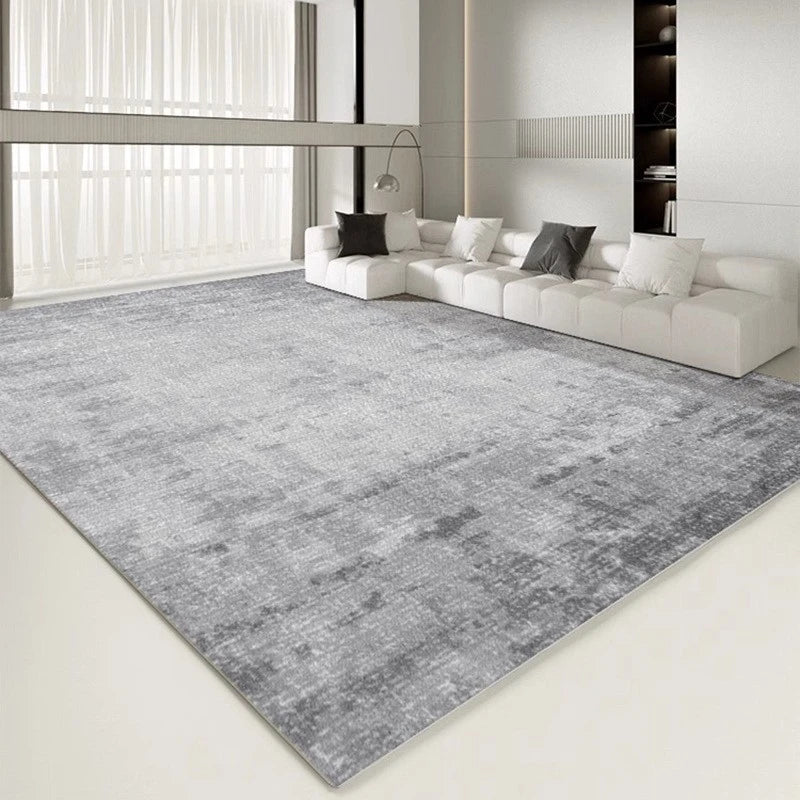 Elowen Modern Minimalist Velvet Waterproof Area Rug - Soft Non-Slip Living Room Rug for Bedroom, Nursery & Office - Easy to Clean Home Decor Carpet