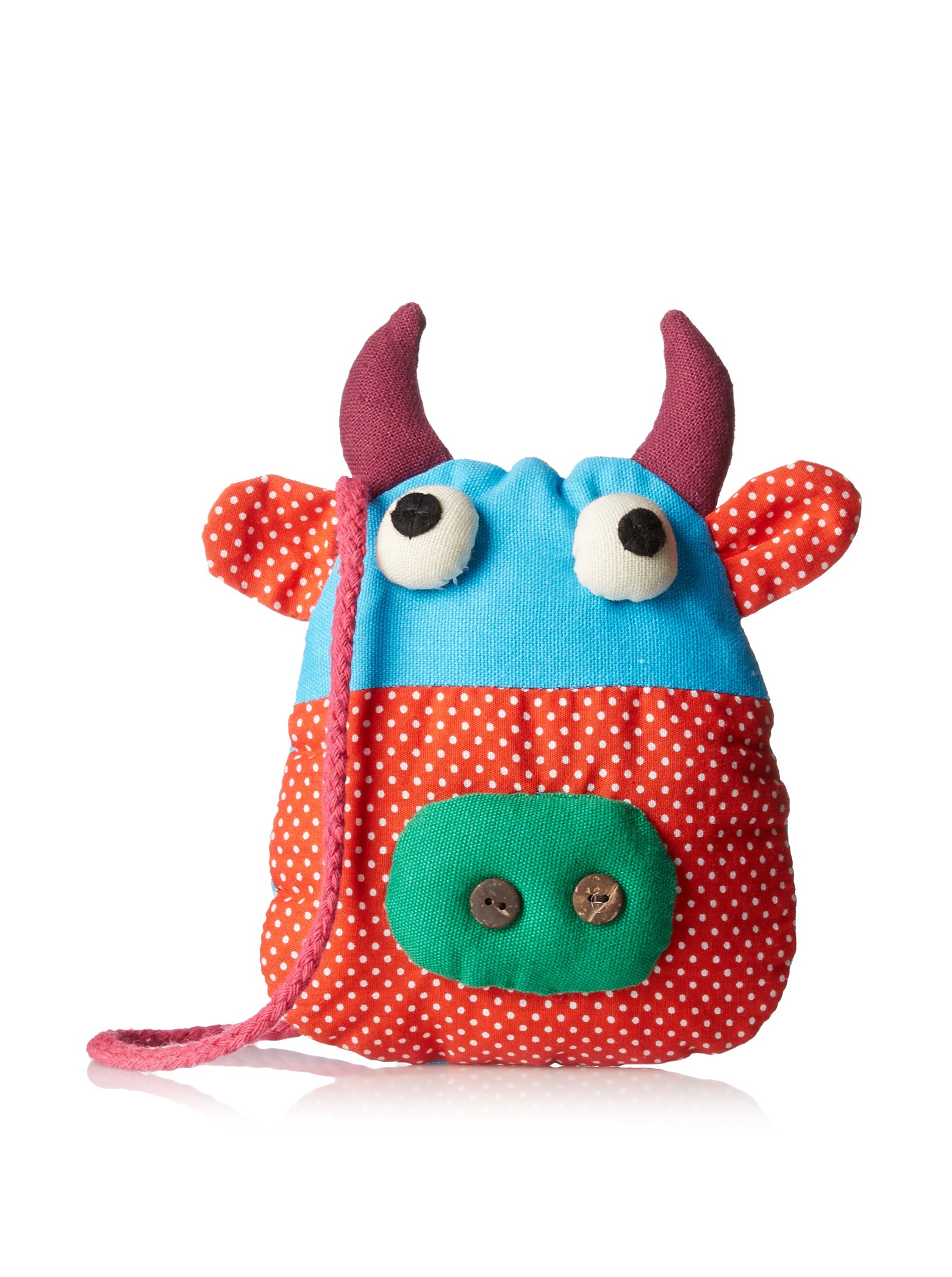 Happy Cow Purse for Girls - Cute Red Cow Print Crossbody Bag for Kids, Perfect for School, Parties & Everyday Use