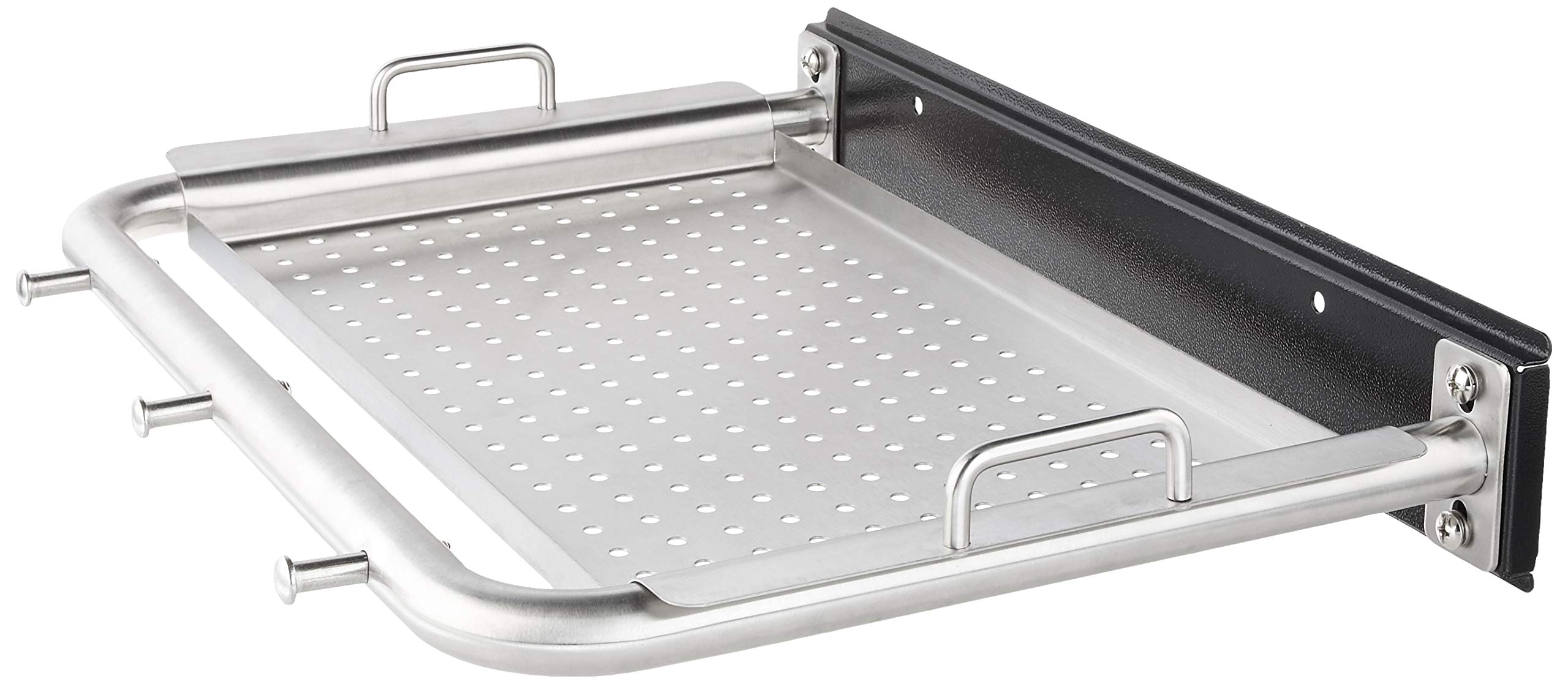 Pit Boss Grill Side Shelf with Serving Tray - Premium BBQ Accessory for Outdoor Cooking & Grilling - Perfect for Backyard, Camping & Tailgating Parties