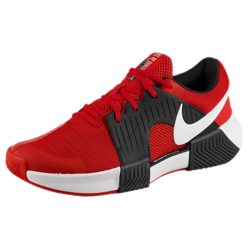 Nike Men's Air Zoom GP Challenge 1 Basketball Shoes - University Red/White - High-Performance Court Shoes for Basketball Players & Sneaker Enthusiasts