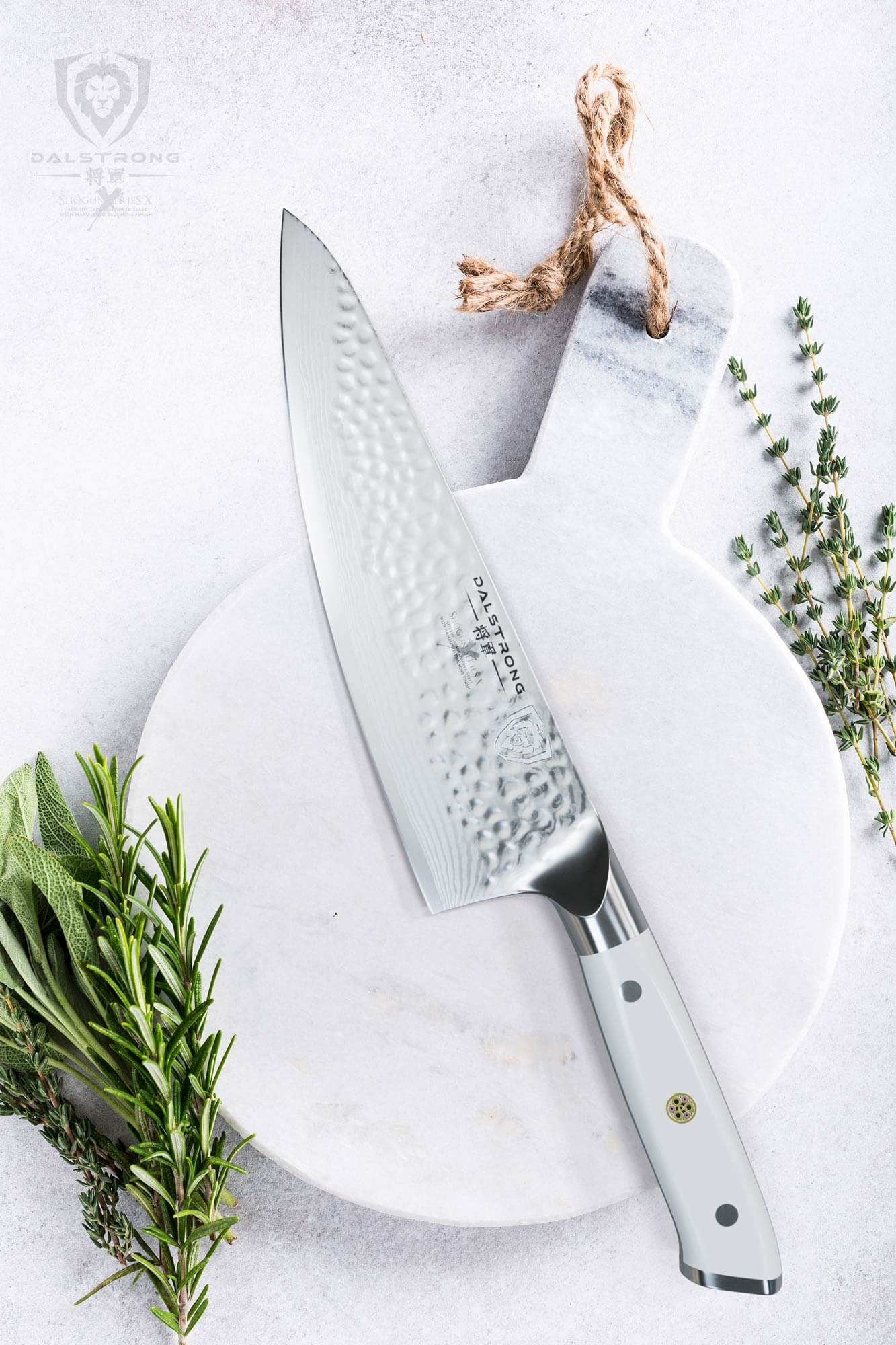 Premium 8-Inch Chef's Knife - Shogun Series X with Colored ABS Handle by Dalstrong | Professional Kitchen Knife for Slicing, Dicing & Chopping | Perfect for Home Cooks & Professional Chefs