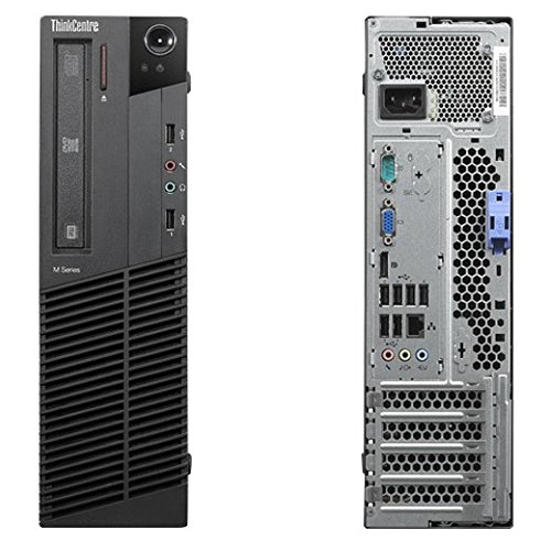Renewed Lenovo ThinkCentre M91 SFF Desktop PC - Intel Core i7-2600, 8GB RAM, 2TB HDD, WiFi, DVD-RW, Dual VGA Monitor Support, Windows 10 Pro | Compact Business Computer for Office Work & Home Use