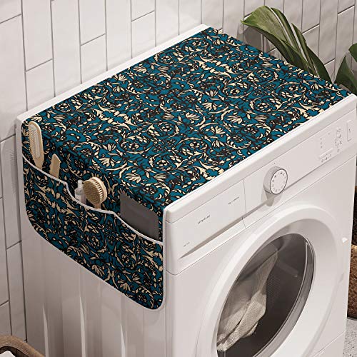 Petrol Blue and Cream