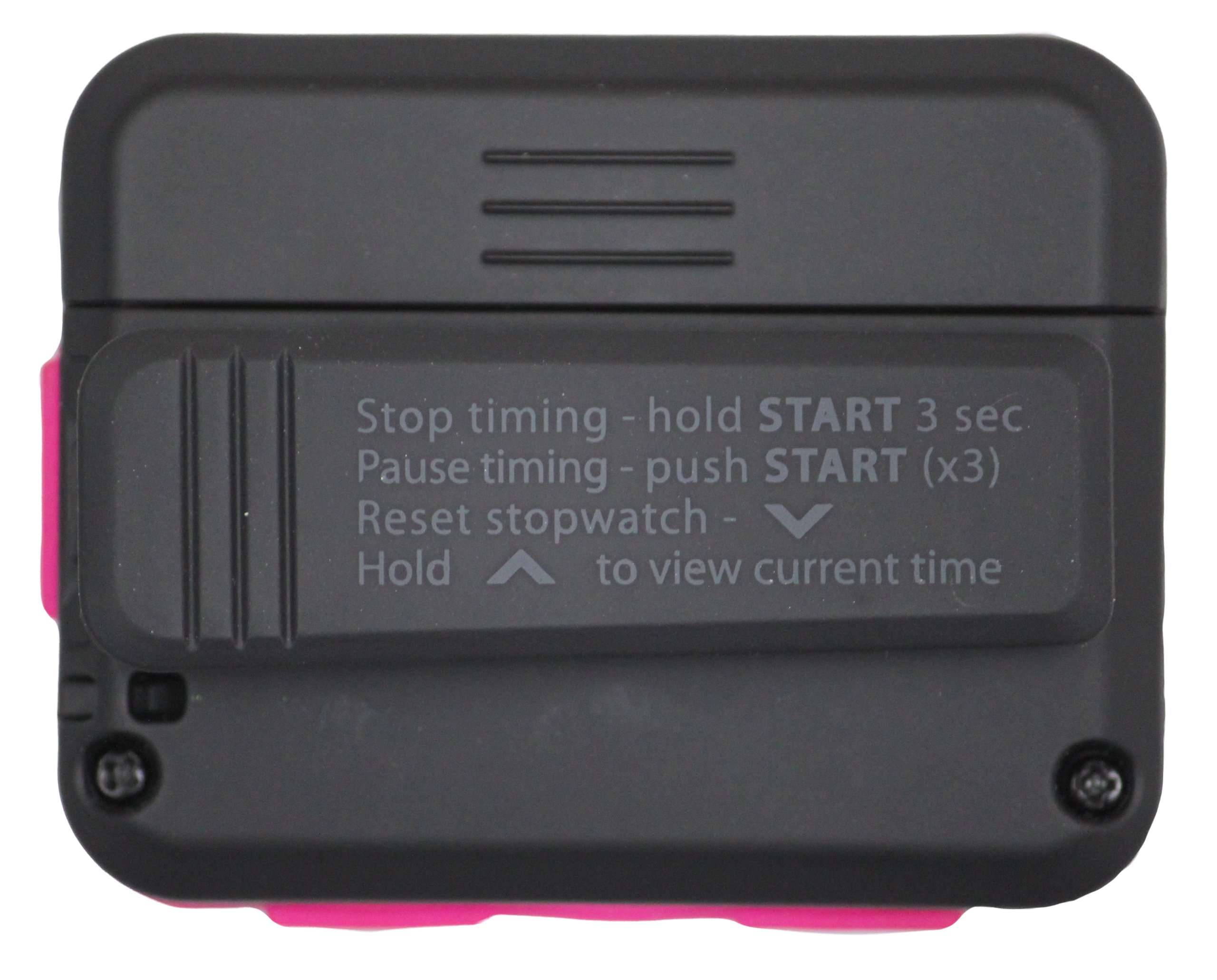 Gymboss miniMAX Interval Timer and Stopwatch - Black/Pink SOFTCOAT for Workouts, HIIT Training, Boxing, Running & Fitness Tracking