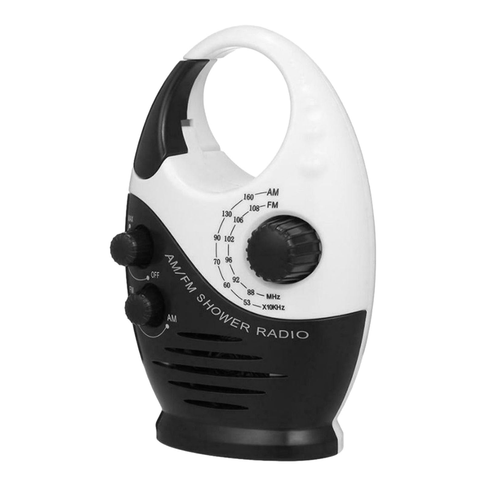 ARIOU Waterproof Shower Radio - Portable Mini Bathroom Radio with Shockproof Design for Students, Outdoor, Beach & Hot Tub | Perfect for Bathroom, Travel & Water Activities