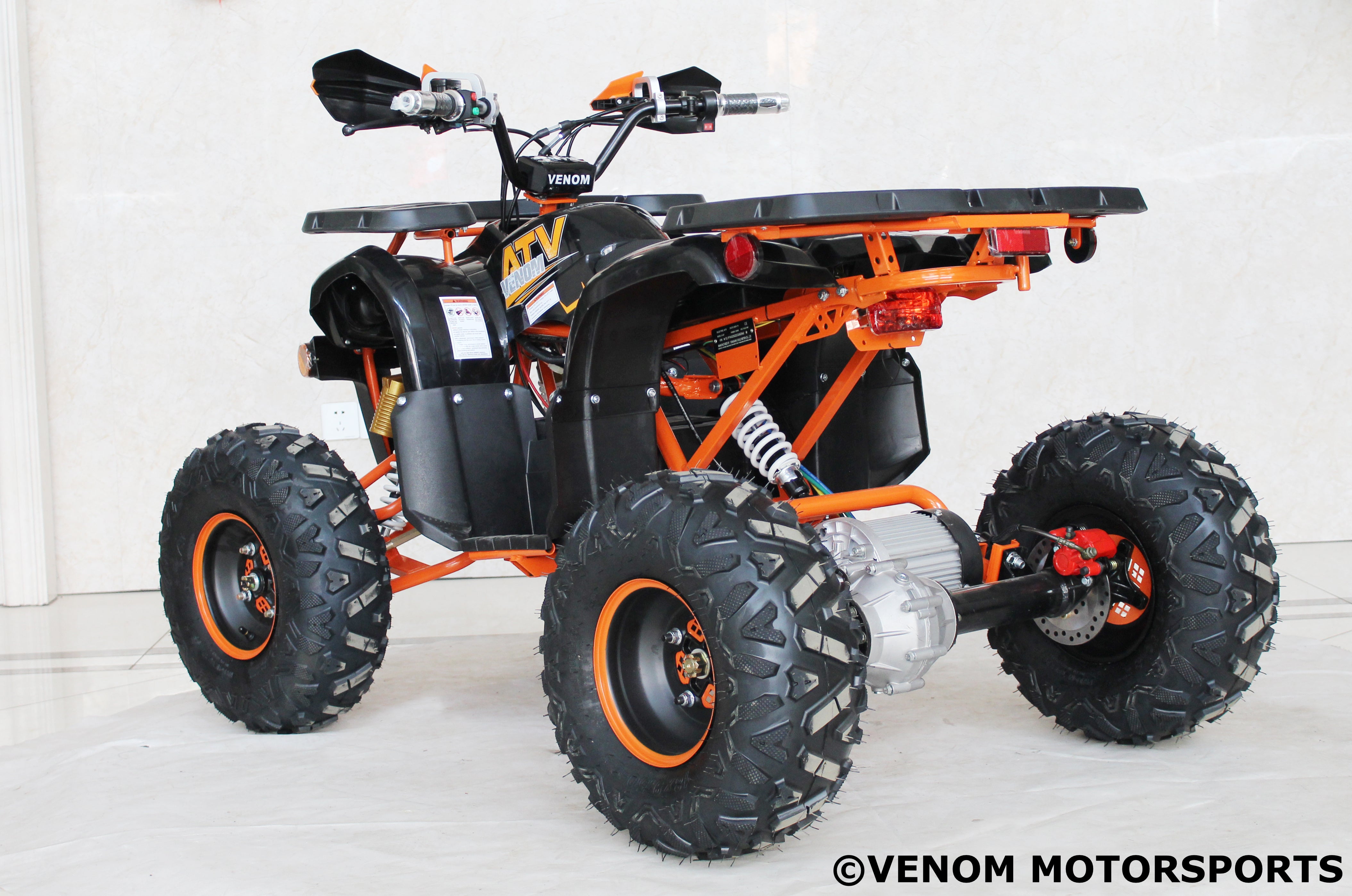 Venom E Grizzly Electric ATV - 1500W Brushless Motor | 48V Battery | Off-Road Adventure & Hunting Utility Vehicle