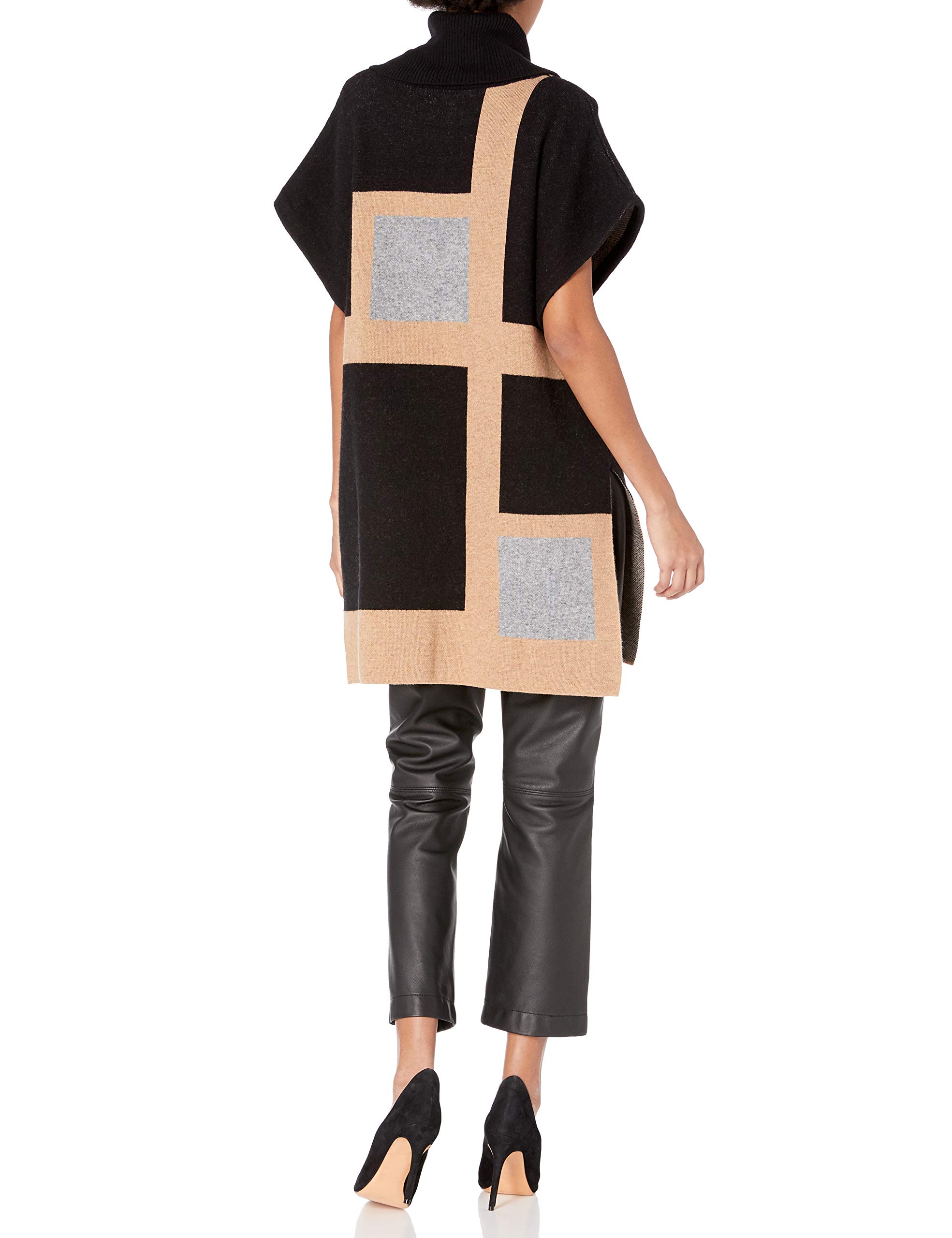 BCBGMAXAZRIA Women's Poncho - Stylish & Comfortable Knit Wrap Cape for Fall & Winter | Perfect for Casual Outings, Travel & Office Wear