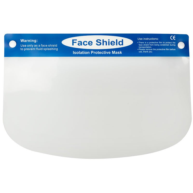 CTG Protective Face Shield - Clear, Comfortable & Reusable Safety Visor for Adults - Perfect for Work, School & Public Outings