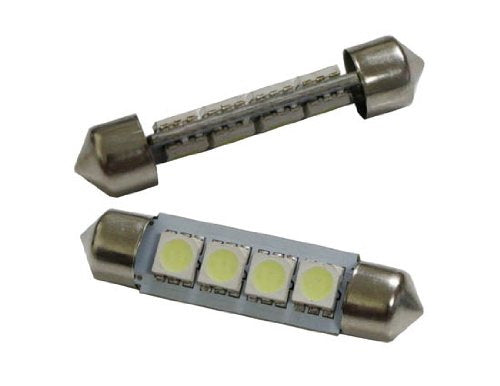 Dual-Sided 8 SMD 1.72 578 211 2 LED Bulbs for Car Interior Dome Lights & Map Lights - Perfect for Night Driving, Cabin Illumination, and Vehicle Interior Upgrades