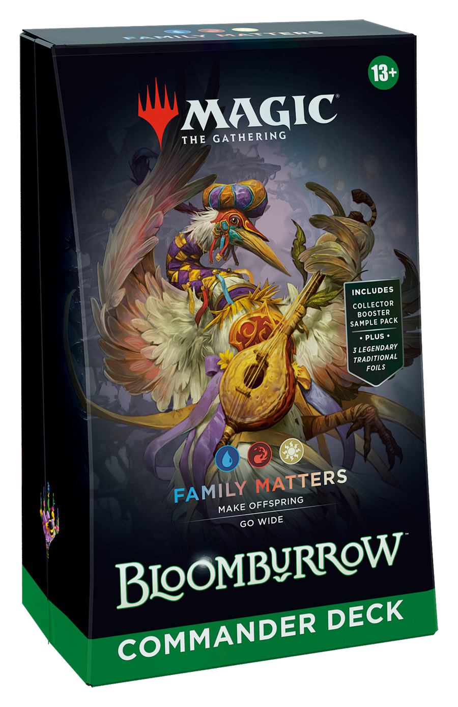 Magic: The Gathering Bloomburrow Commander Deck - Family Matters | Collectible Card Game for Strategy & Multiplayer Battles | Perfect for Game Nights & Tournaments