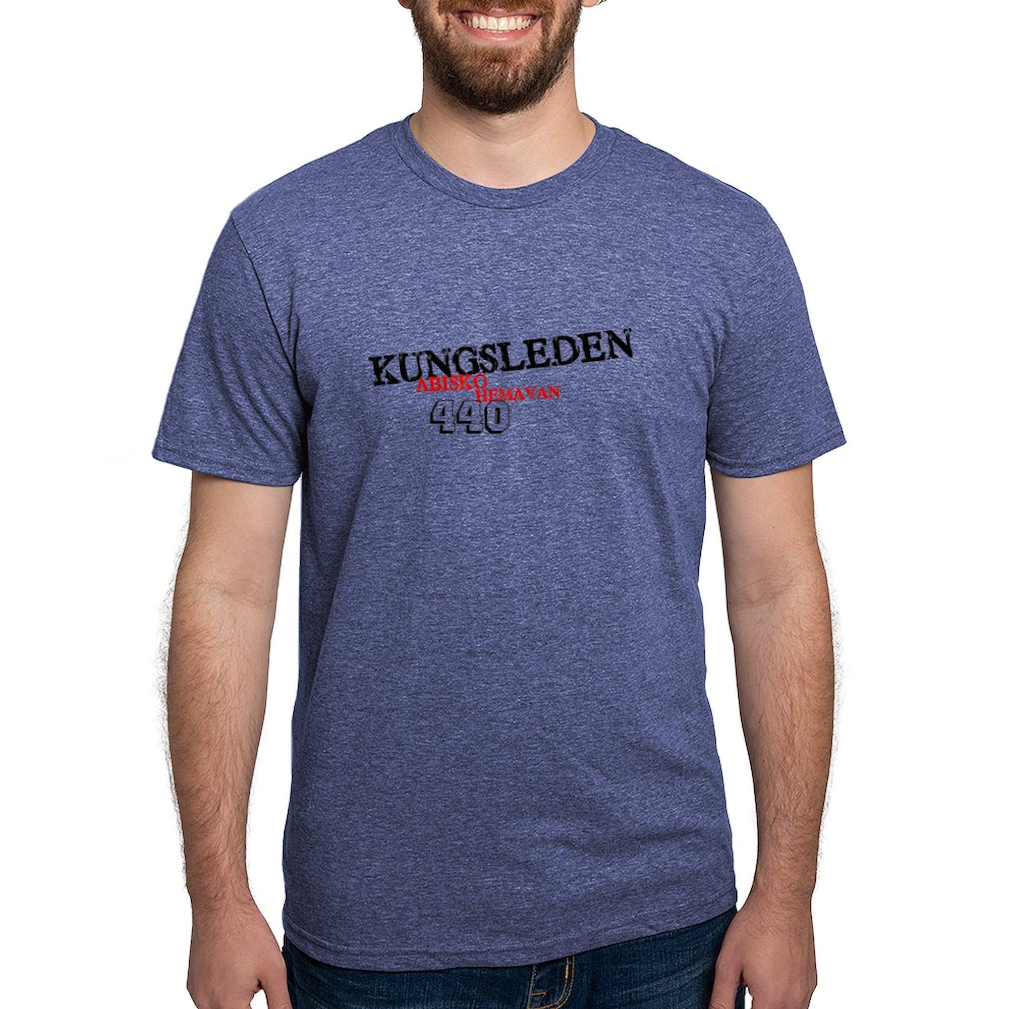 Kungsleden T-Shirt for Men - Premium Tri-Blend Comfort Fit Tee - Perfect for Hiking, Travel & Casual Wear