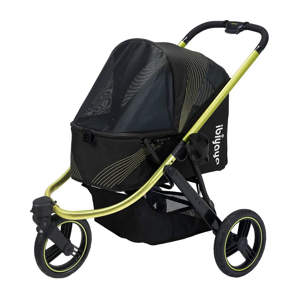 The Beast Pet Jogging Stroller - Premium Jet Black Dog Stroller for Running & Outdoor Adventures | Perfect for Jogging, Hiking & Park Walks with Your Pet