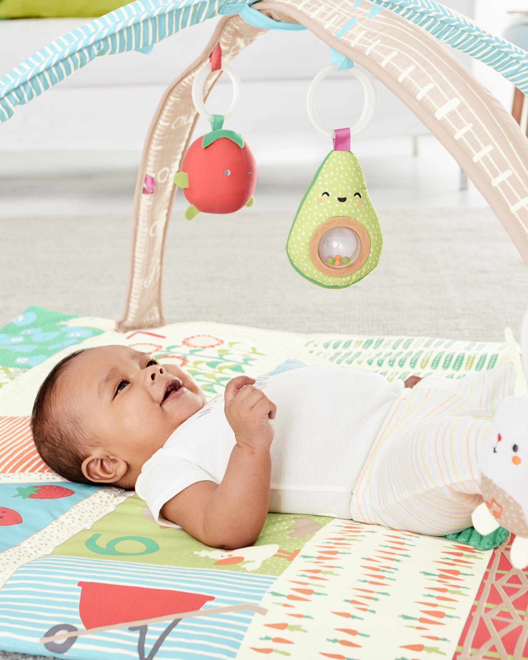 Skip Hop Activity Gym for Babies - Interactive Playmat with Toys & Music for Tummy Time & Sensory Development - Perfect for Newborns & Infants