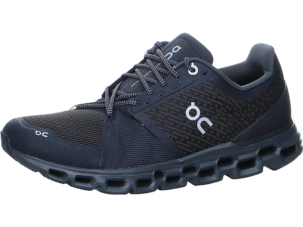ON Running Men's Cloudstratus Textile Synthetic Running Shoes - Lightweight Cushioned Trainers for Road Running & Gym Workouts