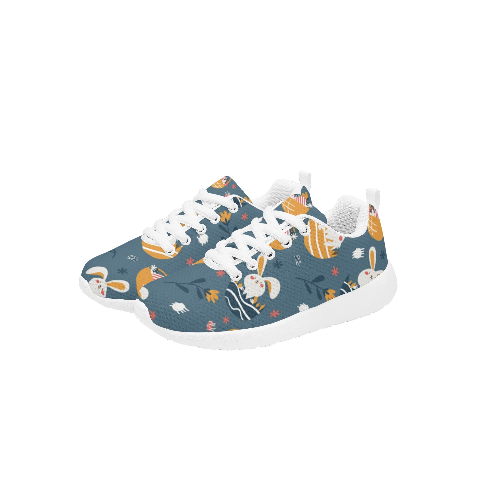 **Toddler Bunny Shoes for Boys & Girls - Lightweight Slip-On Athletic Running & Walking Shoes - Breathable Kids Tennis Shoes for Little & Big Kids - Perfect for Playtime, School & Outdoor Activities**