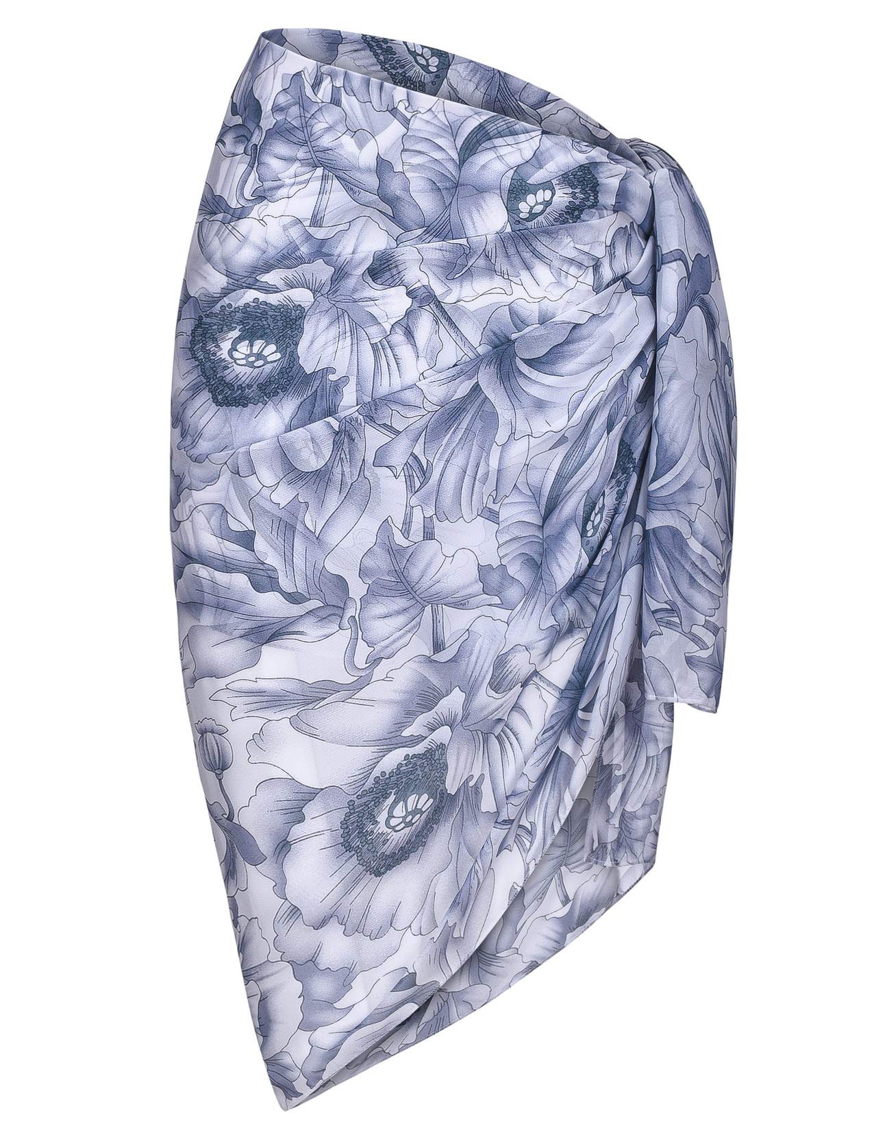 Chic Women's Beach Cover Up - Flowy Chiffon Sarong Dress & Pareo Wrap for Summer Vacation | Perfect for Poolside, Beach Outings, and Resort Wear