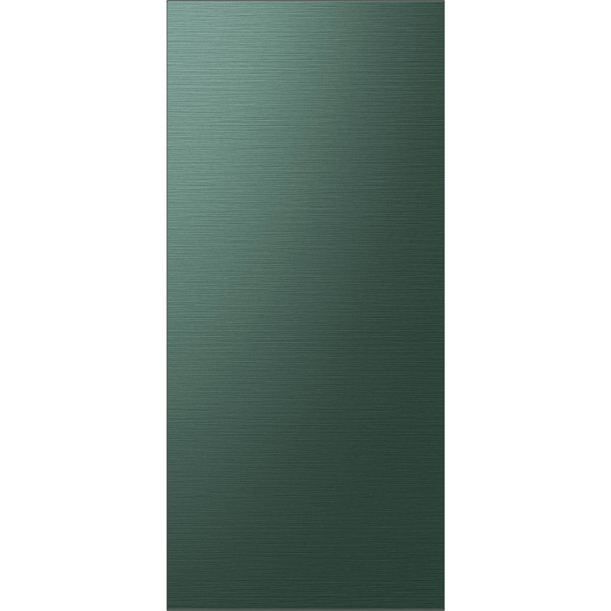 Samsung Bespoke 4-Door French Door Refrigerator with Quad Upper Panel (RA-F18DUUQG) - Emerald Green Steel Finish | Perfect for Modern Kitchens & Open-Concept Homes
