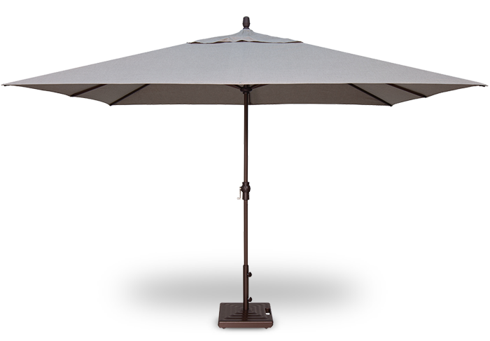 11' x 8' Outdoor Patio Pole Umbrella - Heavy Duty Cantilever Sun Shade for Poolside, Garden, and Backyard Relaxation